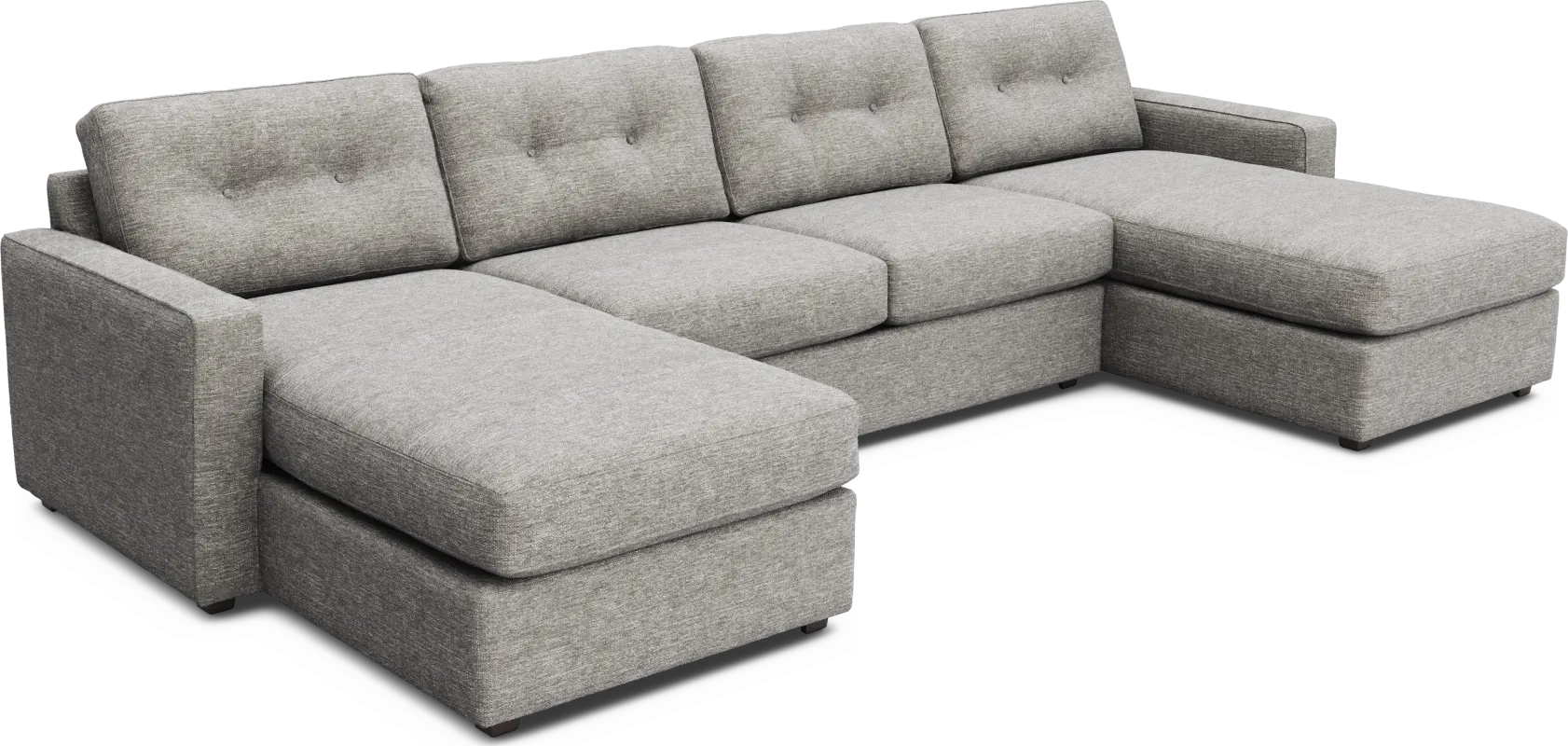 Gray 3 Pc ModularOne Gel Foam Sleeper