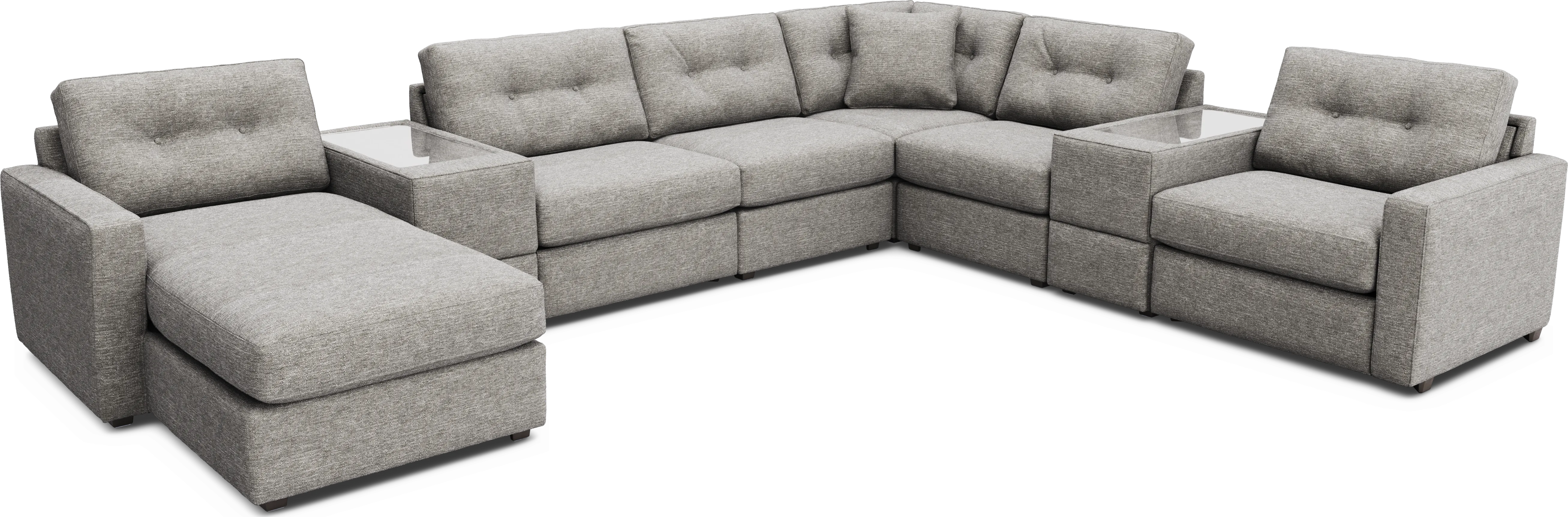 Gray 8 Pc ModularOne - Thumbnail - Image 1