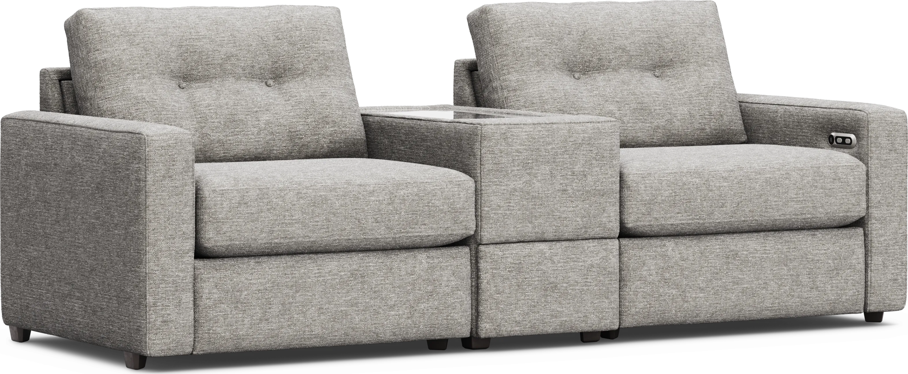 Gray 3 Pc ModularOne with Media Console - Thumbnail - Image 1