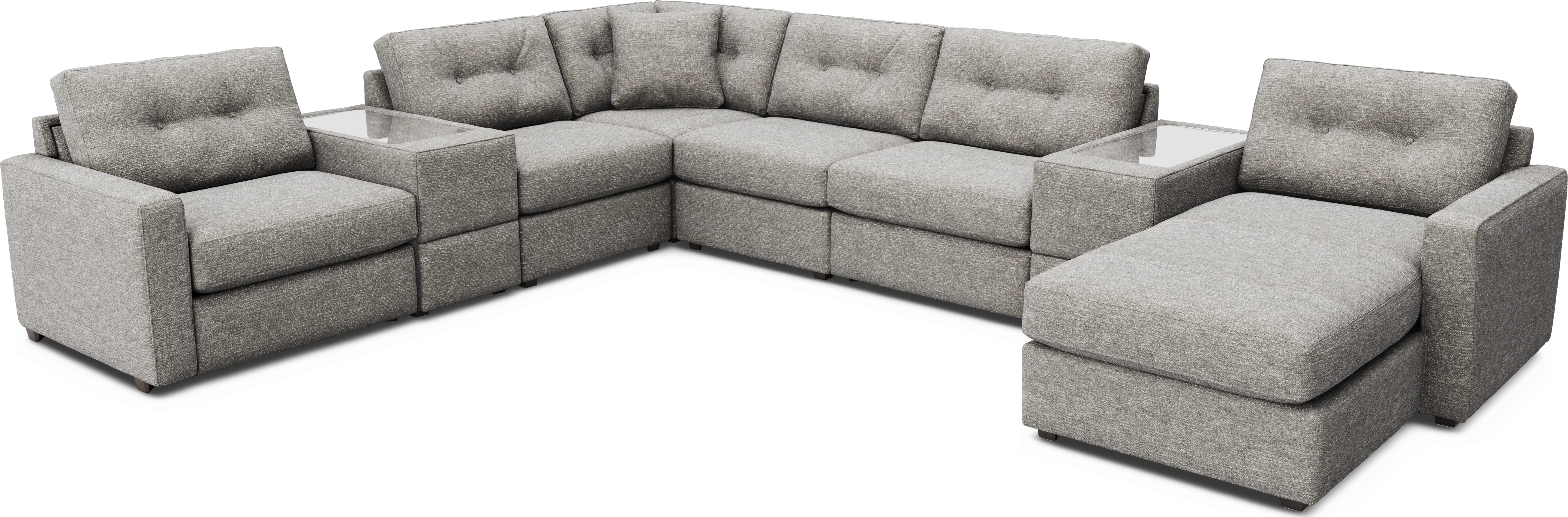 Gray 8 Pc ModularOne - Thumbnail - Image 1