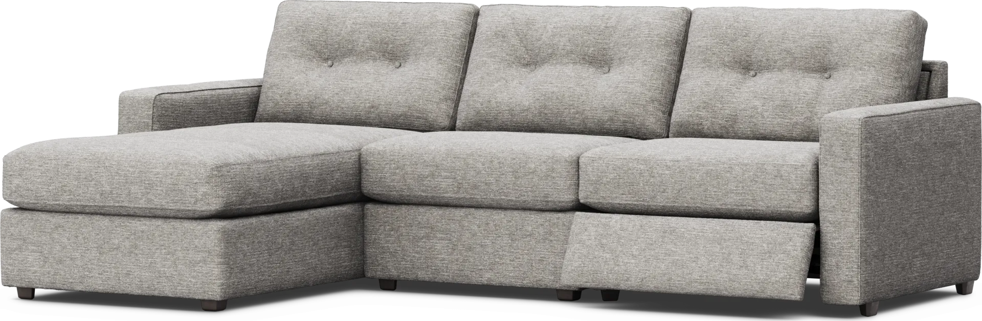 Gray 3 Pc Power Reclining ModularOne
