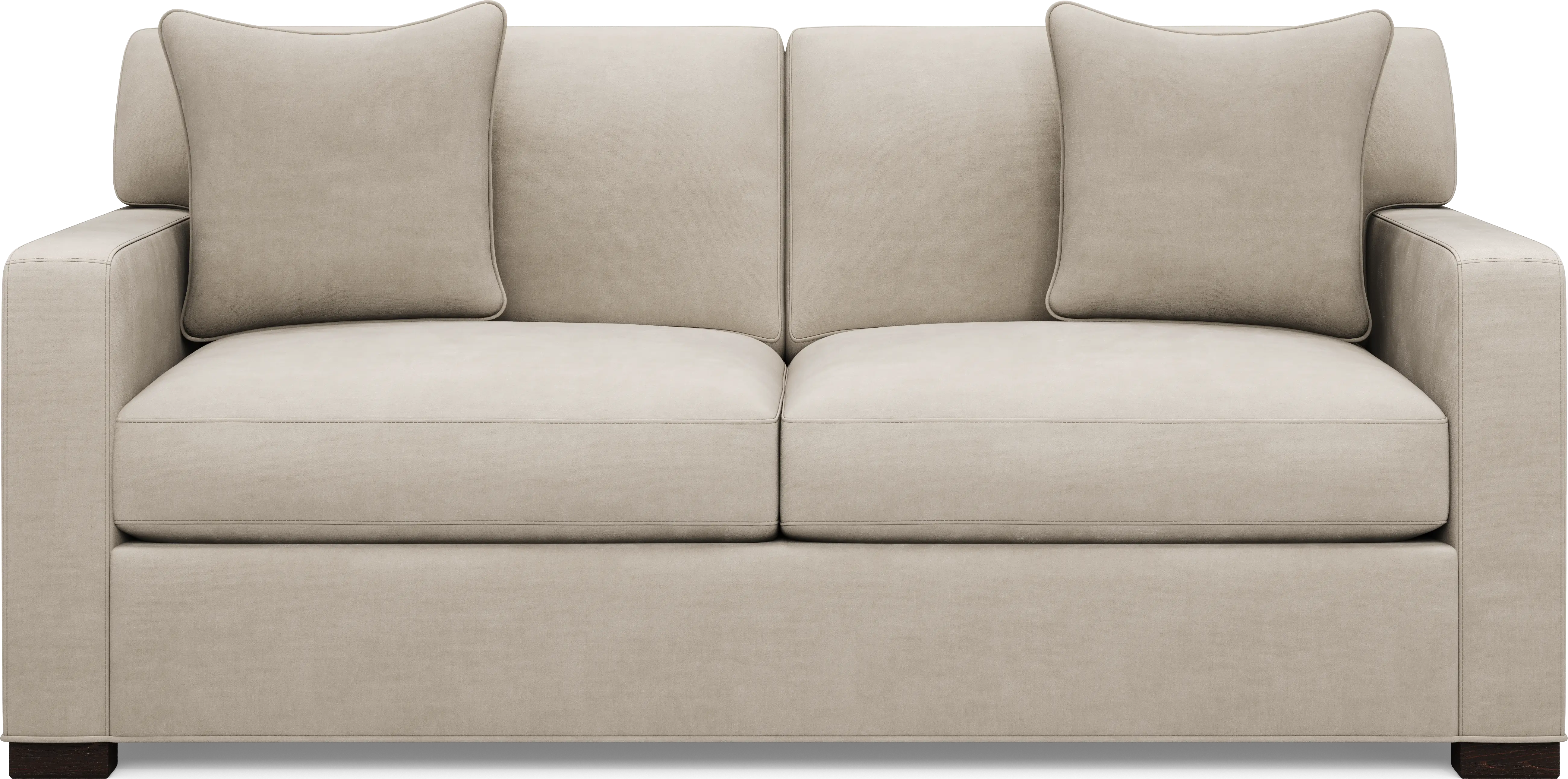 Harmonie Light Taupe Apartment Sofa - Thumbnail - Image 1