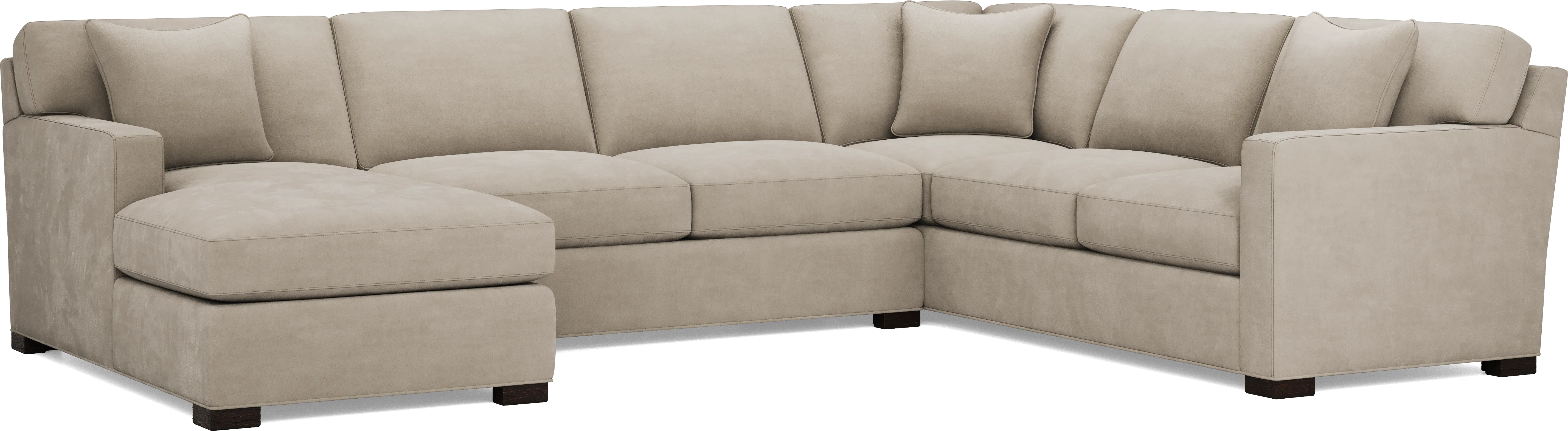 Harmonie Light Taupe 3 Pc Sectional - Thumbnail - Image 1