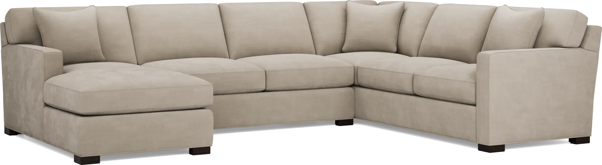Harmonie Light Taupe 3 Pc Sectional - Image 1