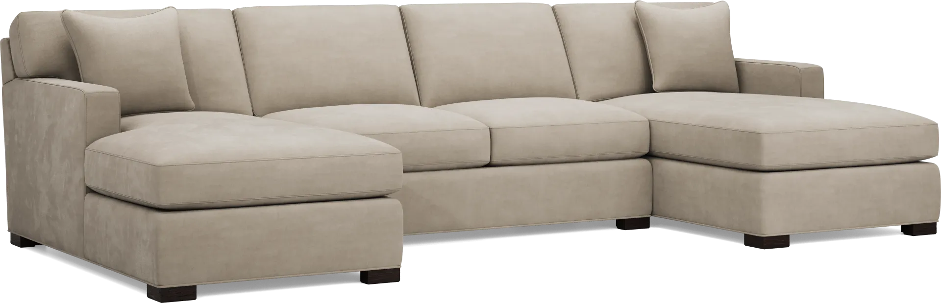Harmonie Light Taupe 3 Pc Sectional - Image 1