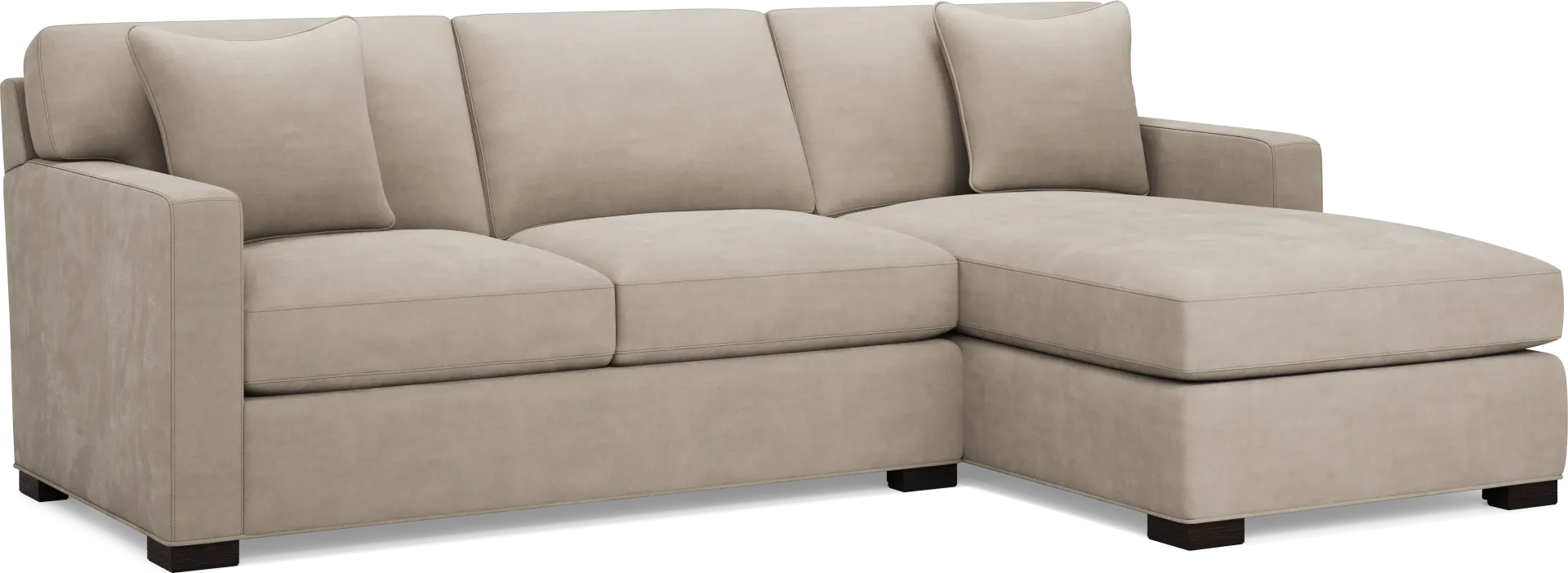 Harmonie Light Taupe 2 Pc Sectional - Image 1