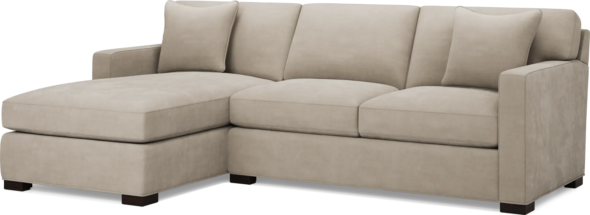 Harmonie Light Taupe 2 Pc Sectional - Image 1