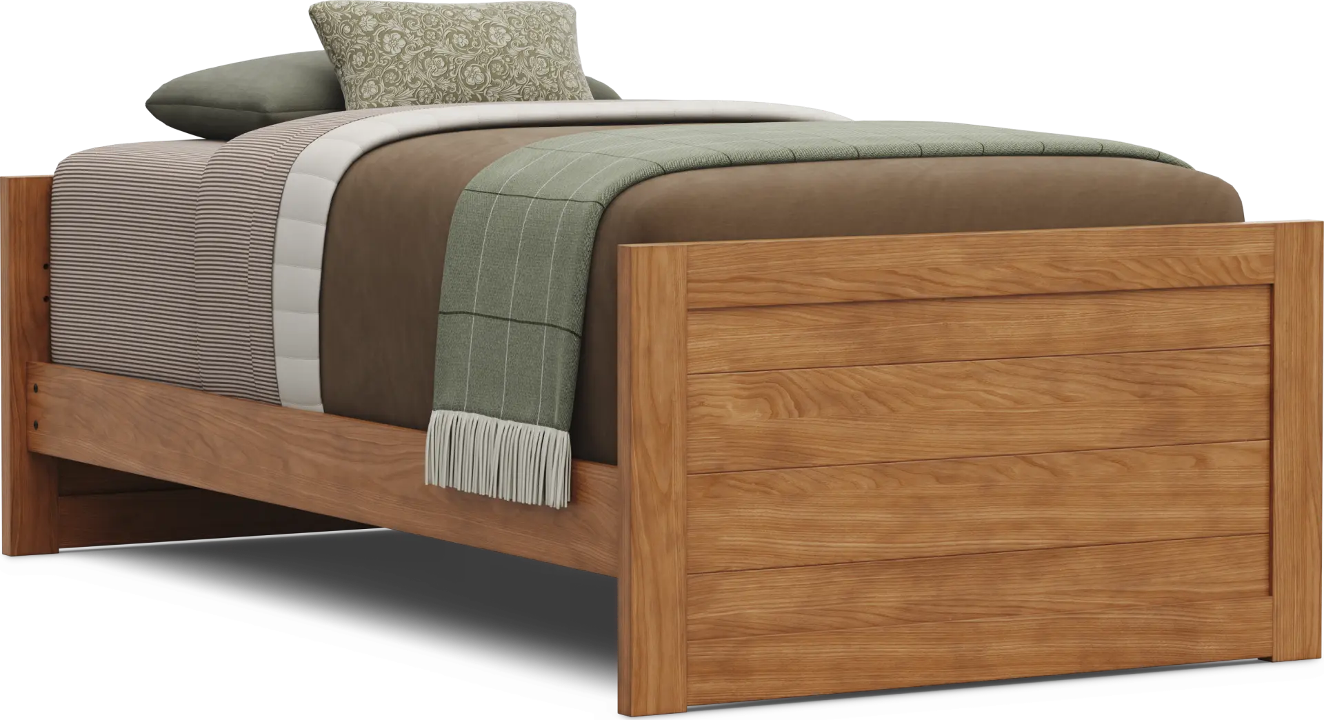 Kids Creekside 3.0 Chestnut Color Twin Low Profile Bed