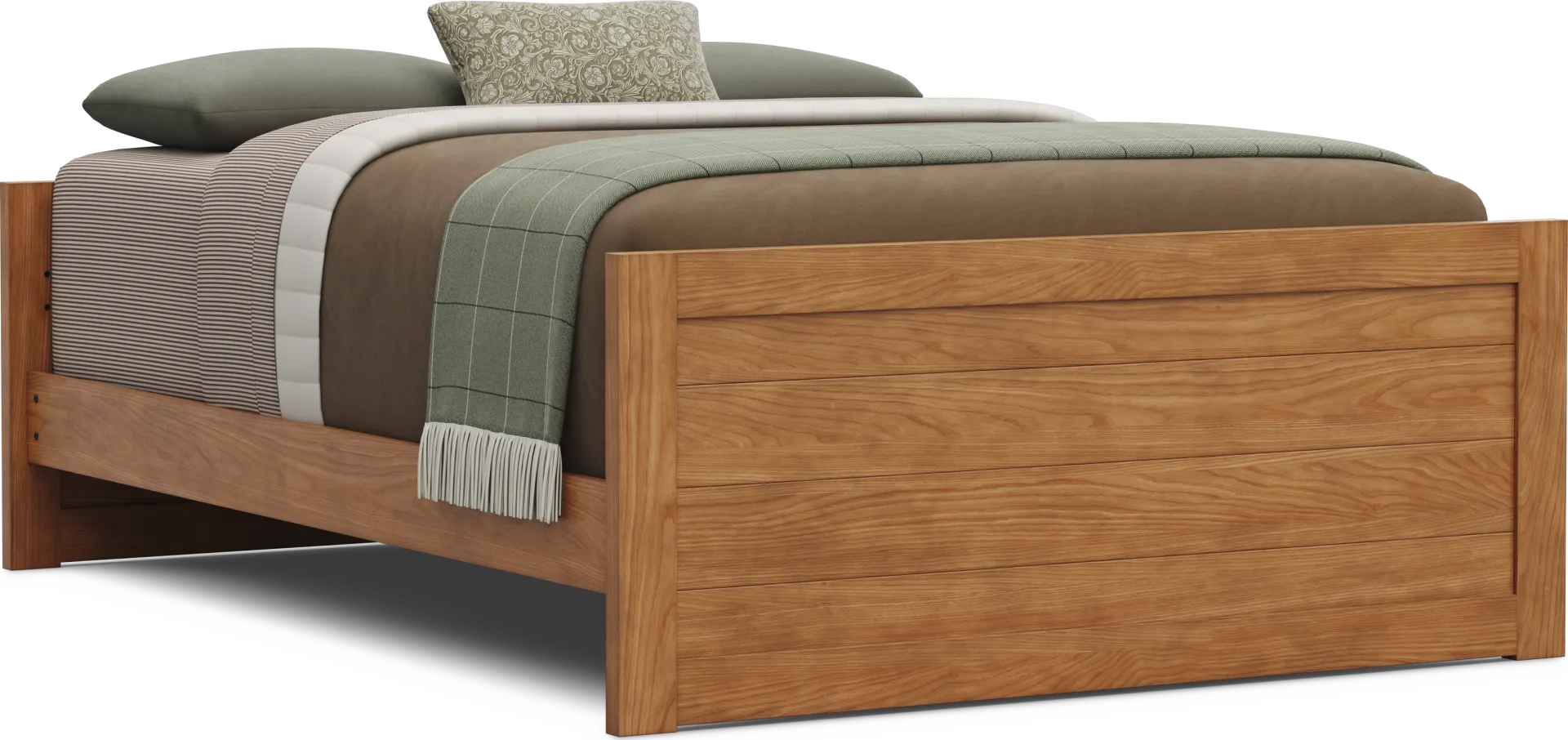 Kids Creekside 3.0 Chestnut Color Full Low Profile Bed - Image 1