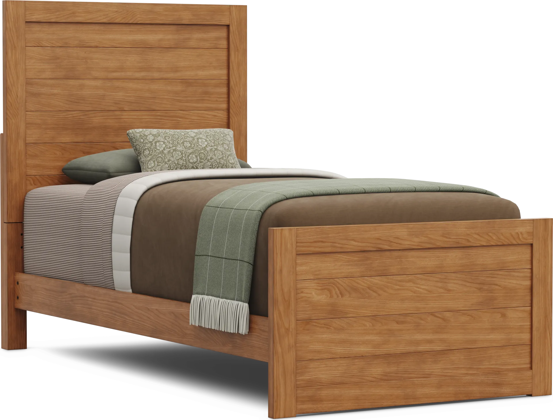 Kids Creekside 3.0 Chestnut Color Twin XL Panel Bed - Image 1