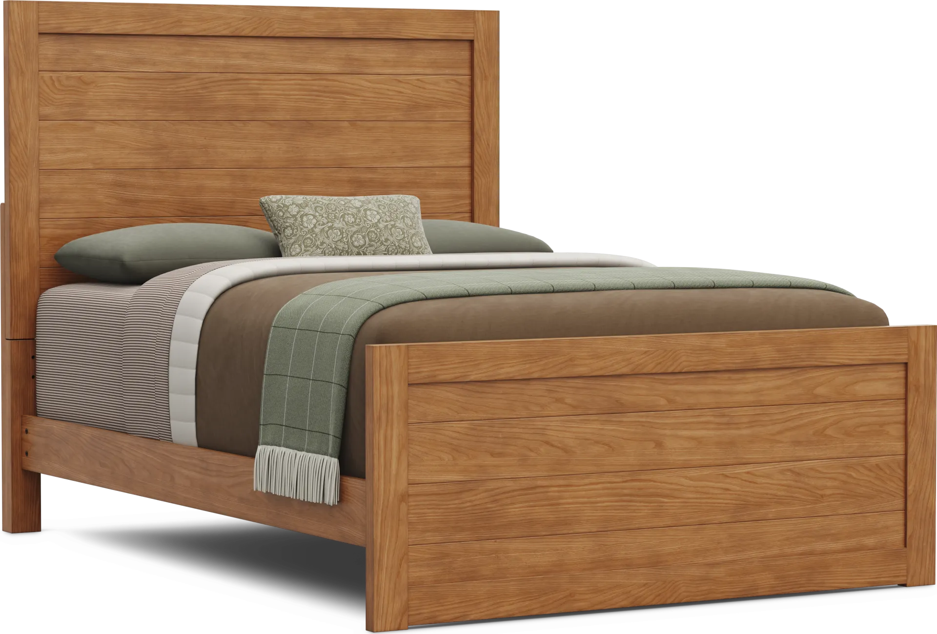 Kids Creekside 2.0 Chestnut Full Panel Bed - Image 1