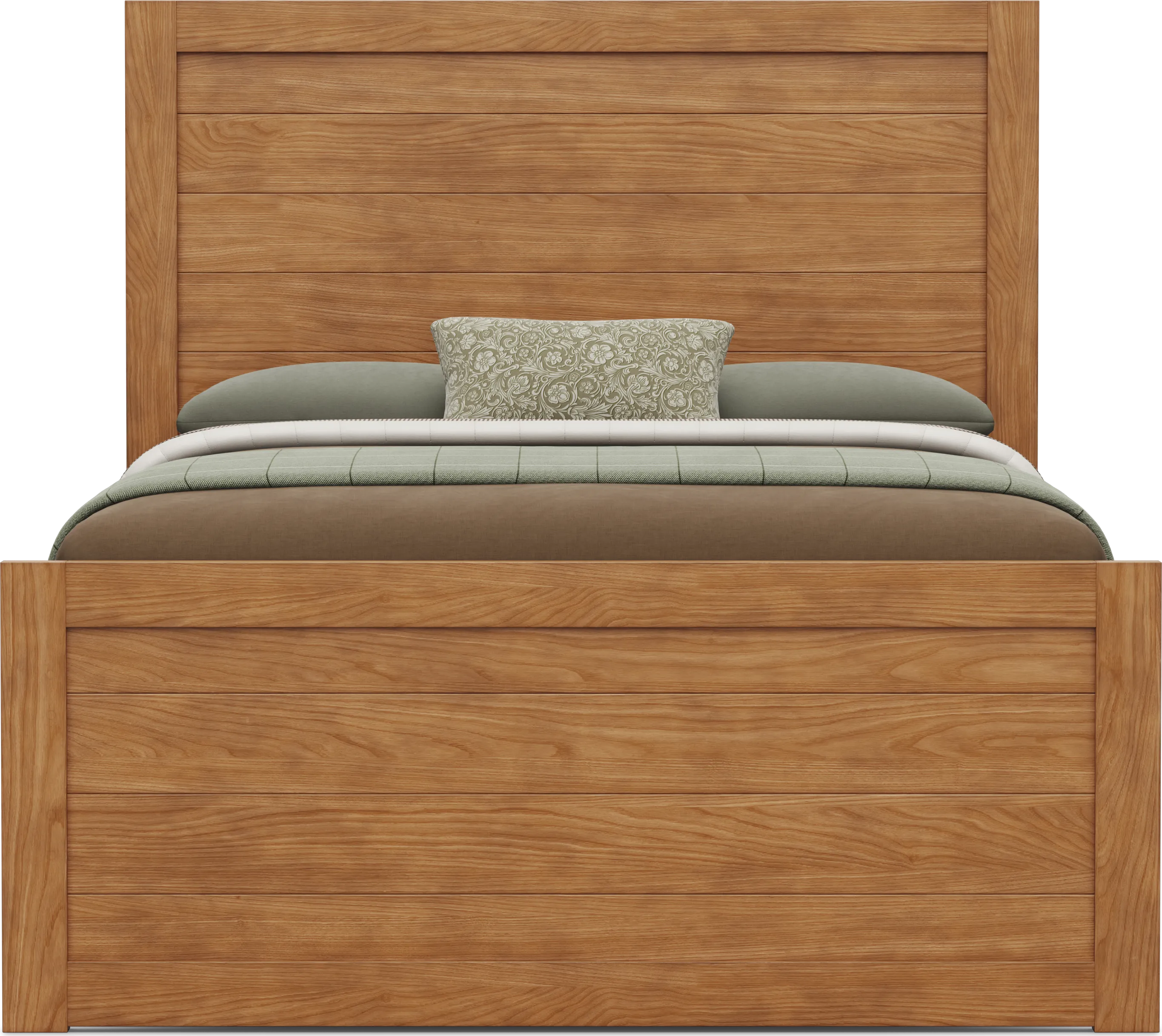 Kids Creekside 2.0 Chestnut Full Panel Bed - Thumbnail - Image 1