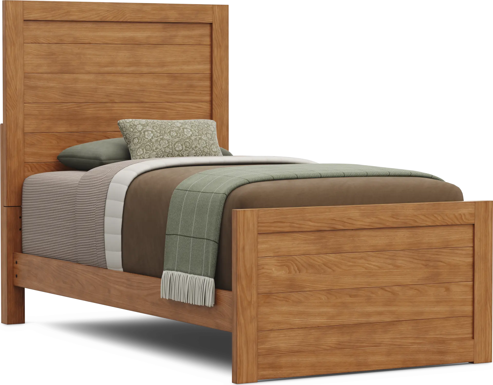 Kids Creekside 3.0 Chestnut Color Twin Panel Bed