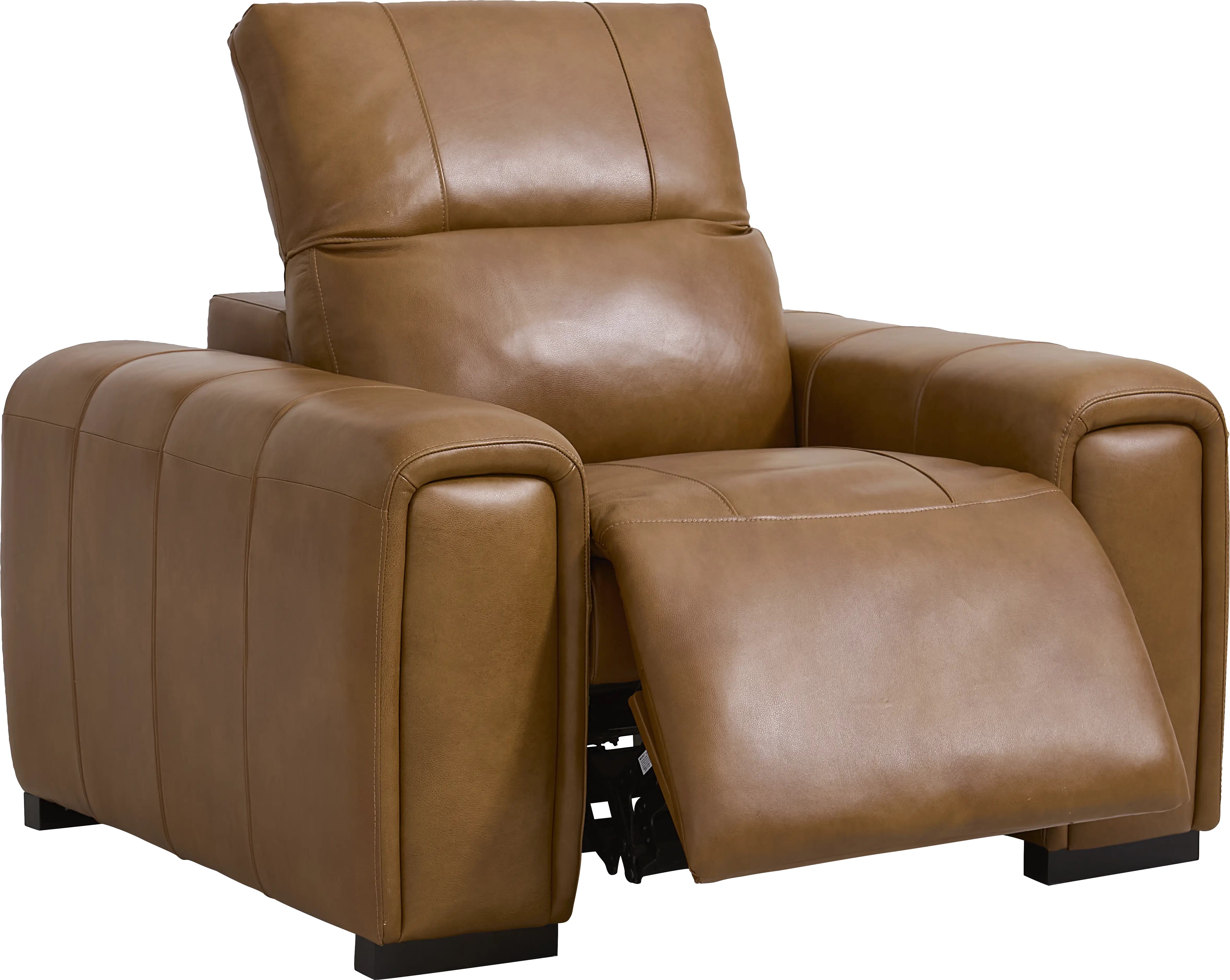Huntington Saddle Leather Dual Power Recliner - Thumbnail - Image 1