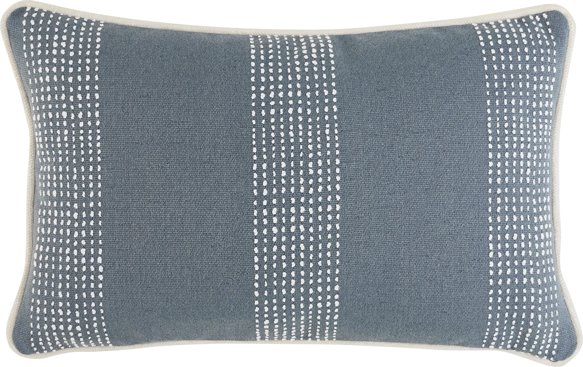 Caper Slate Indoor/Outdoor Kidney Pillow - Image 1