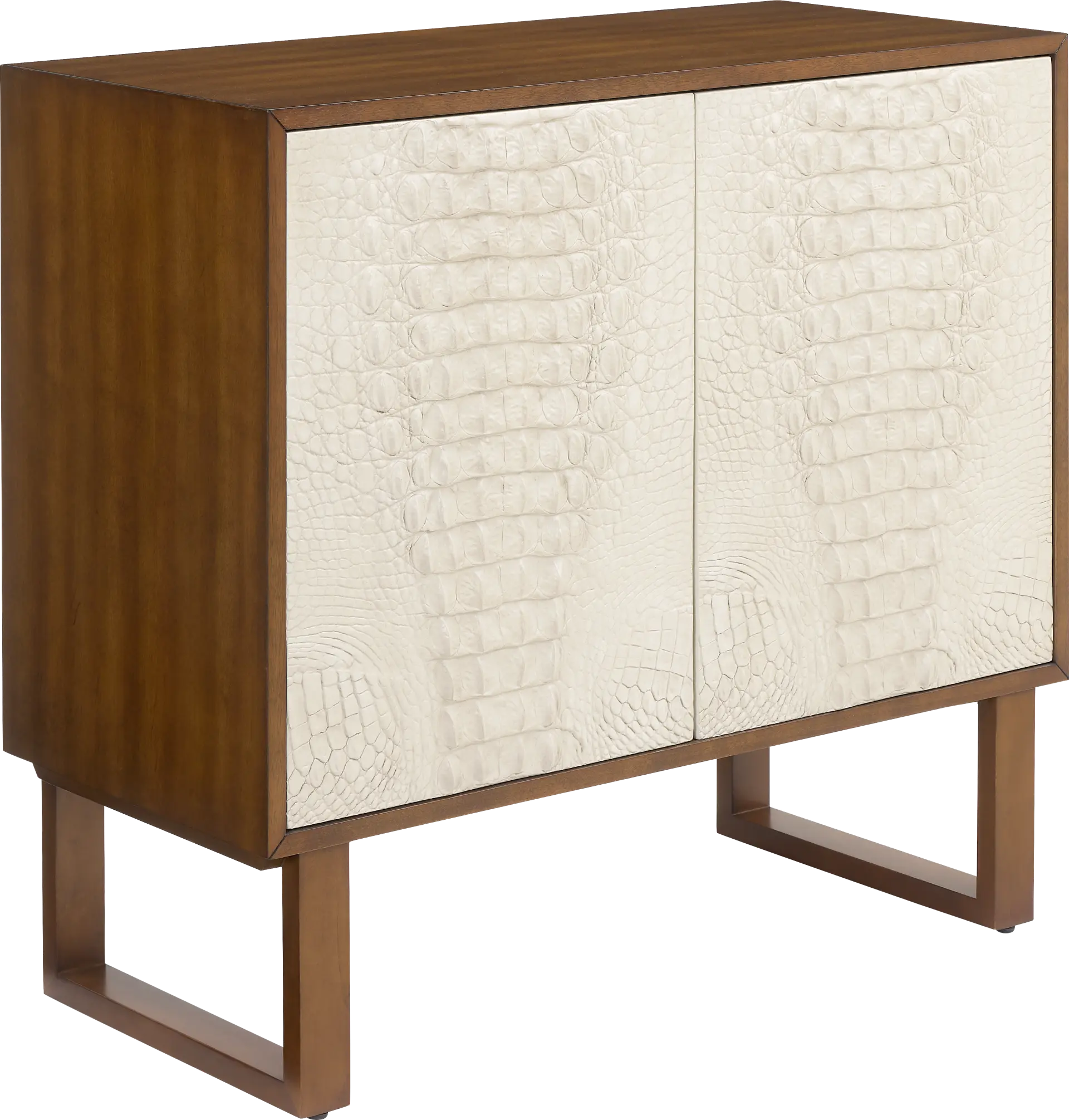 Caiman Chestnut Two Door Accent Chest