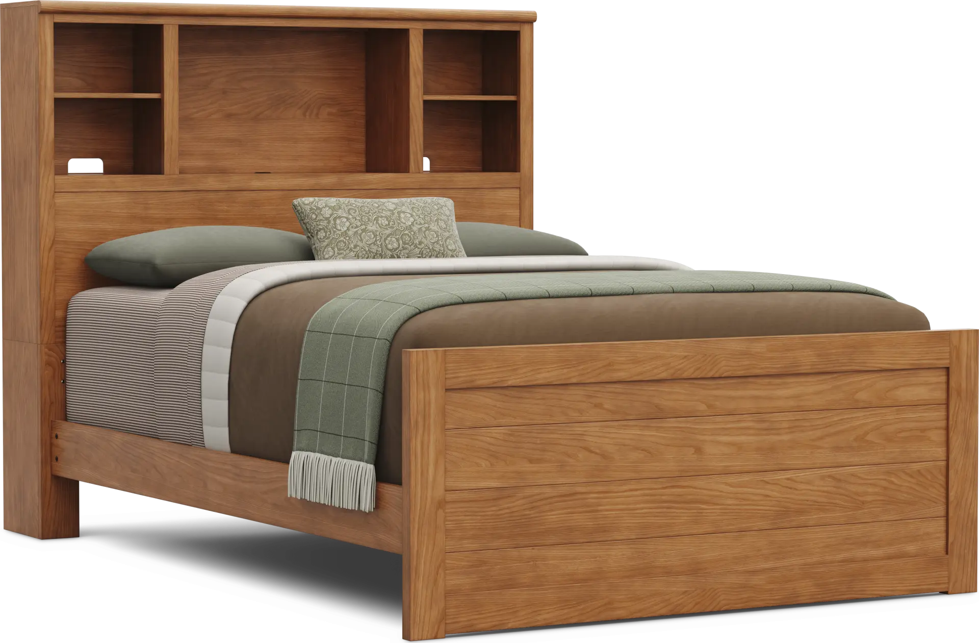 Kids Creekside 3.0 Chestnut Color Full Bookcase Bed