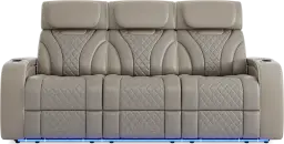triple power reclining sofa
