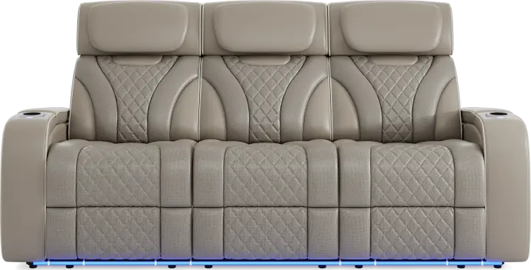 triple power reclining sofa