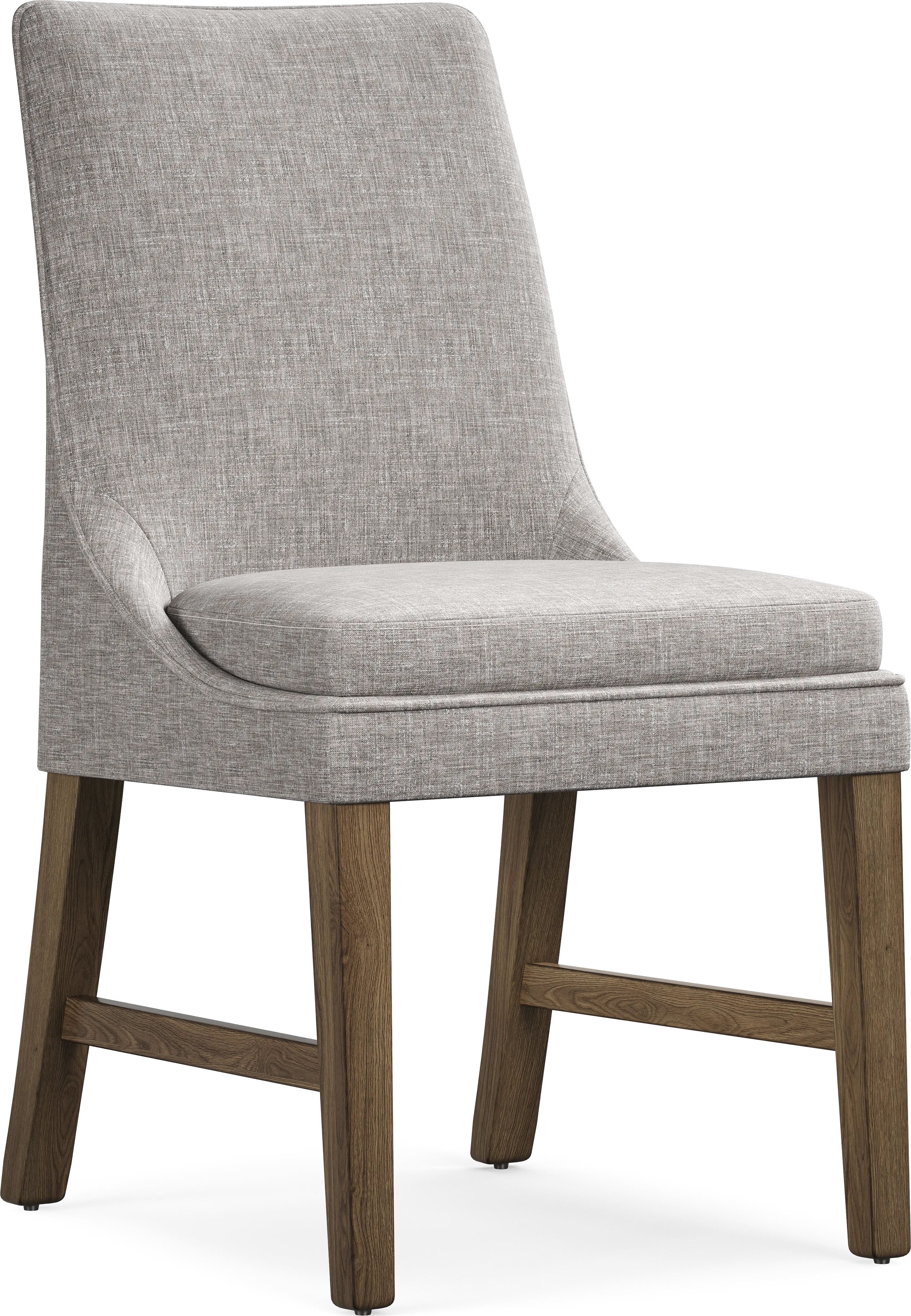 Hazelnut Woods Brown Upholstered Side Chair - Thumbnail - Image 1