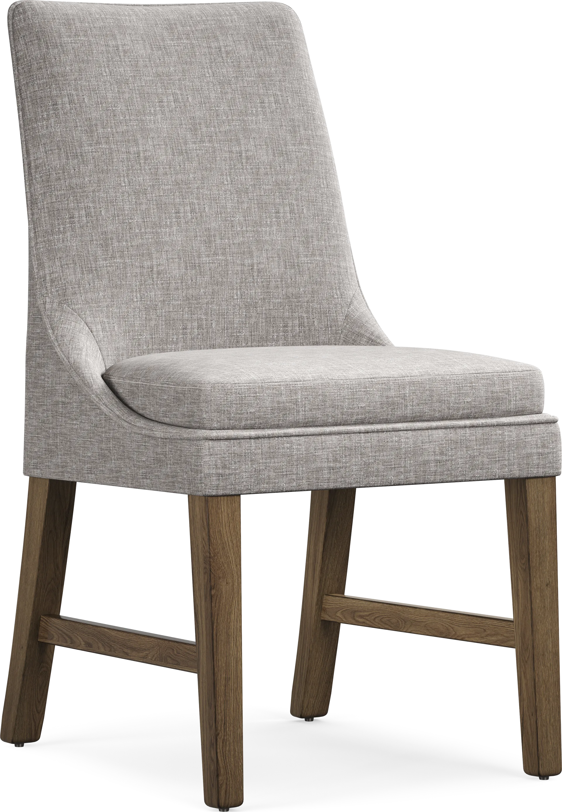 Hazelnut Woods Brown Upholstered Side Chair - Image 1