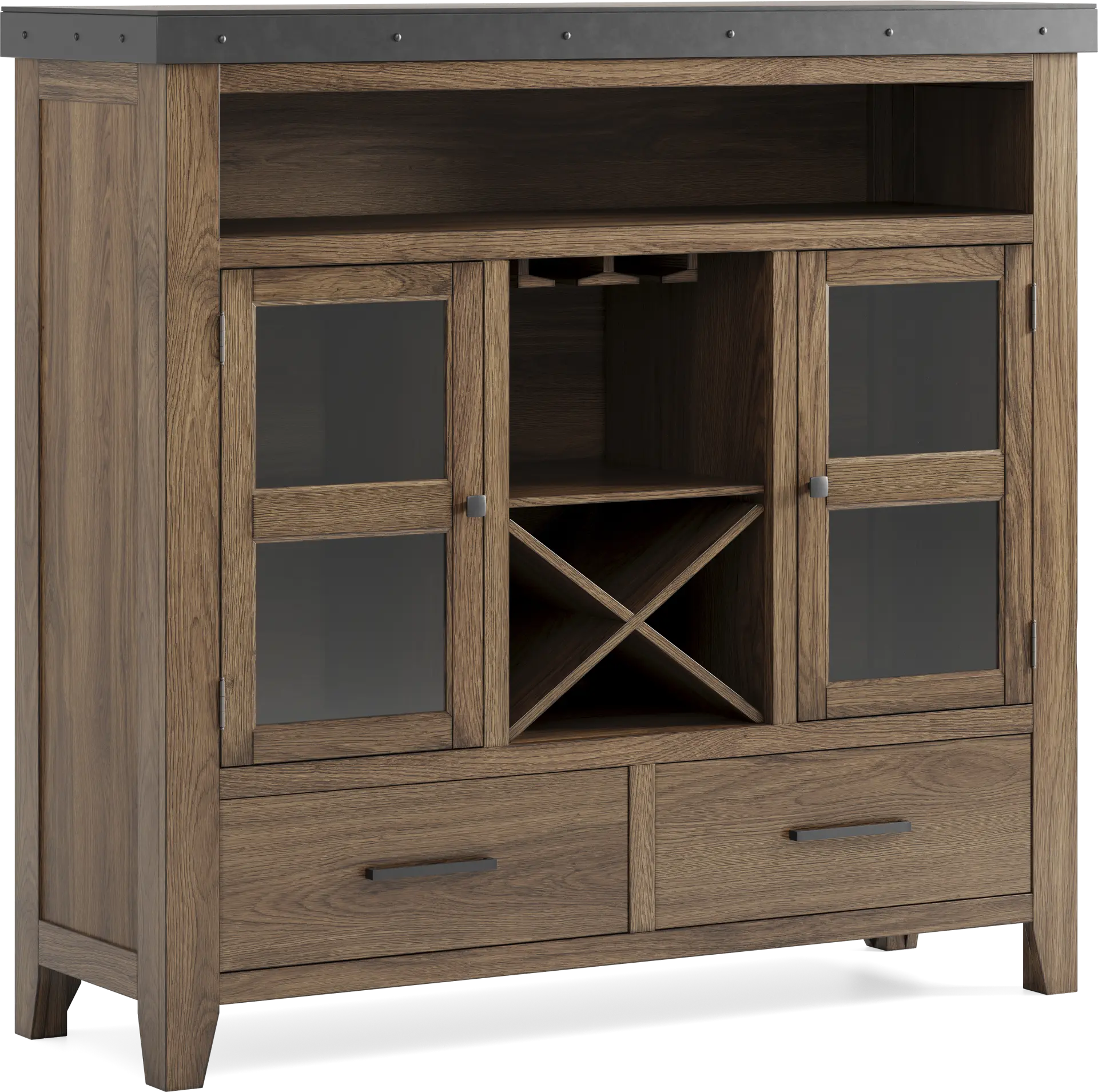 Hazelnut Woods Brown Server
