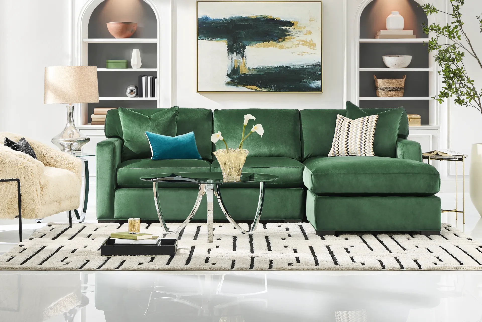 Harmonie Emerald 2 Pc Sectional - Image 1