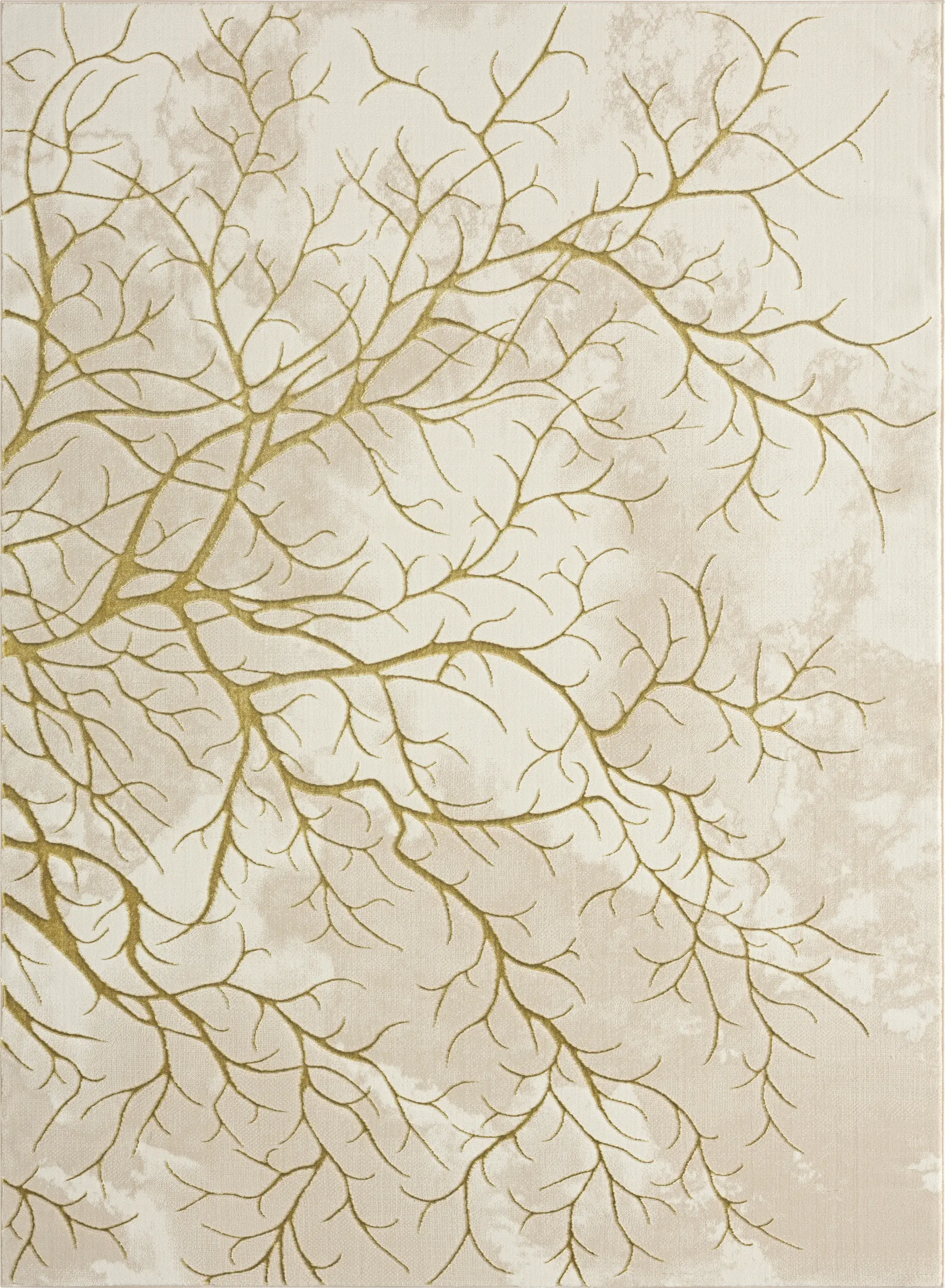 Wesrose Gold 8' x 11' Rug
