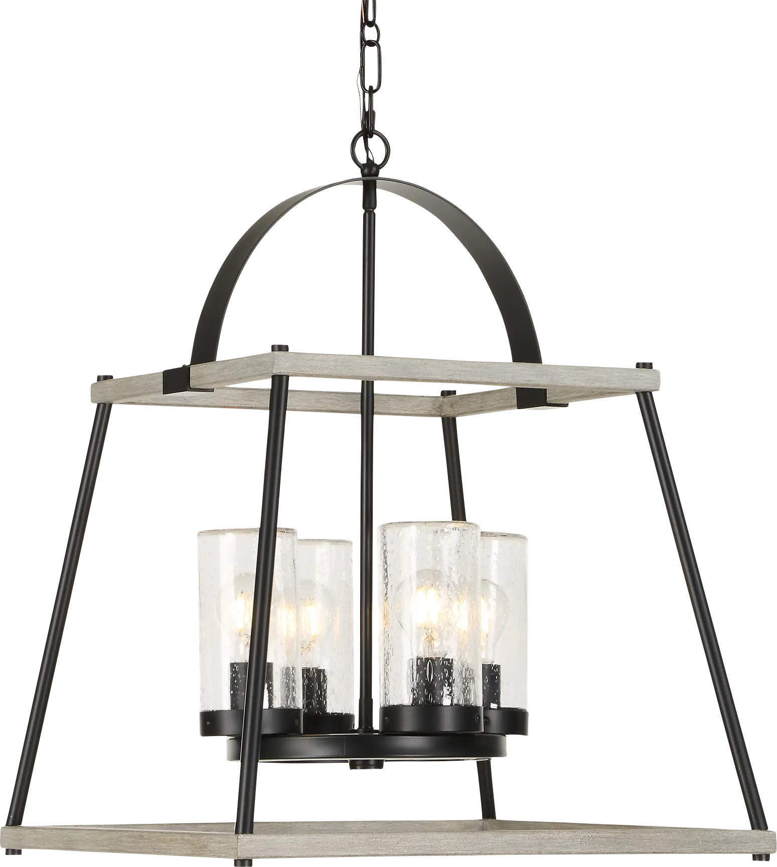Lourberry Black Indoor/Outdoor Pendant