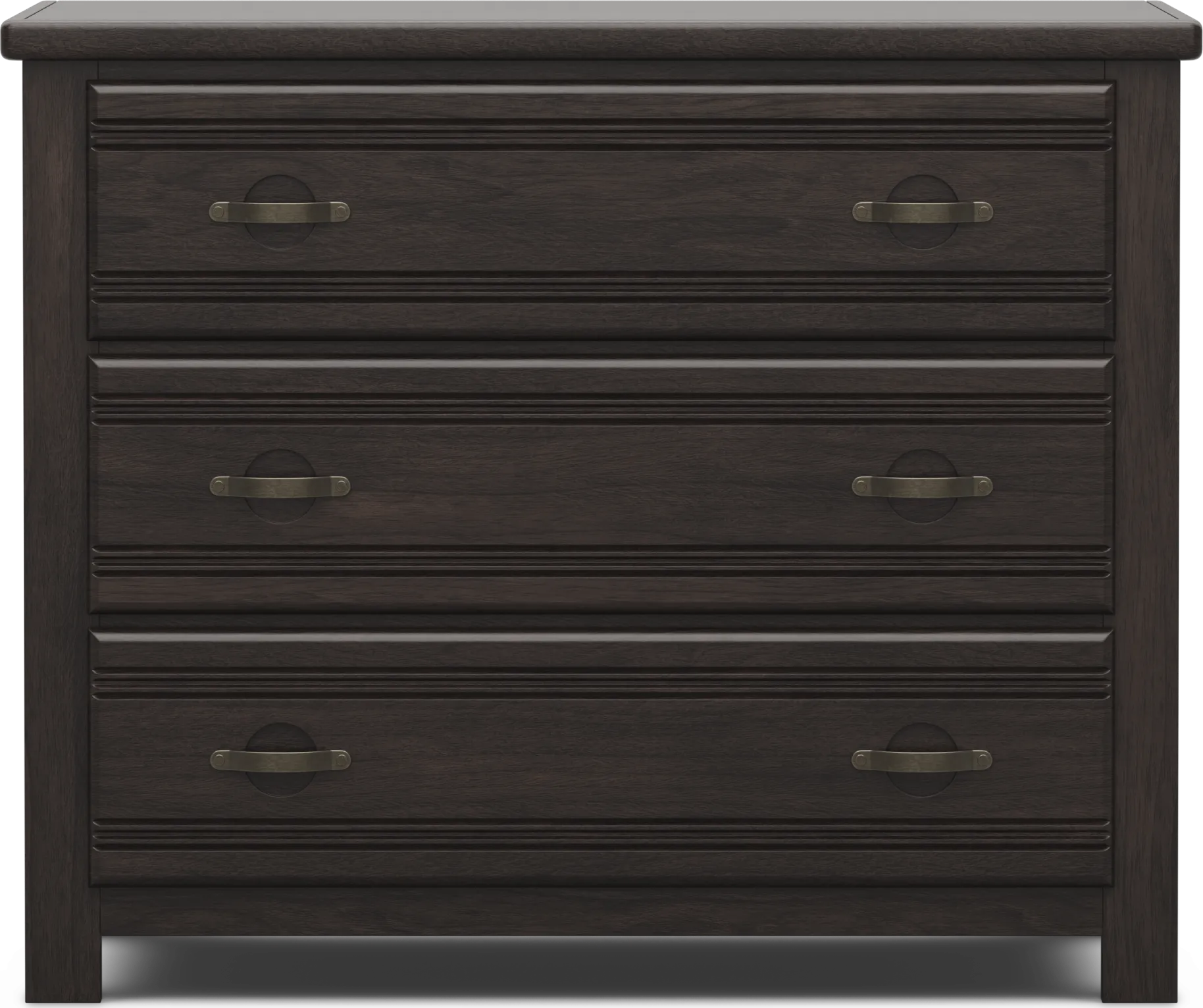 Kids Creekside 3.0 Charcoal 3-Drawer Chest - Image 1