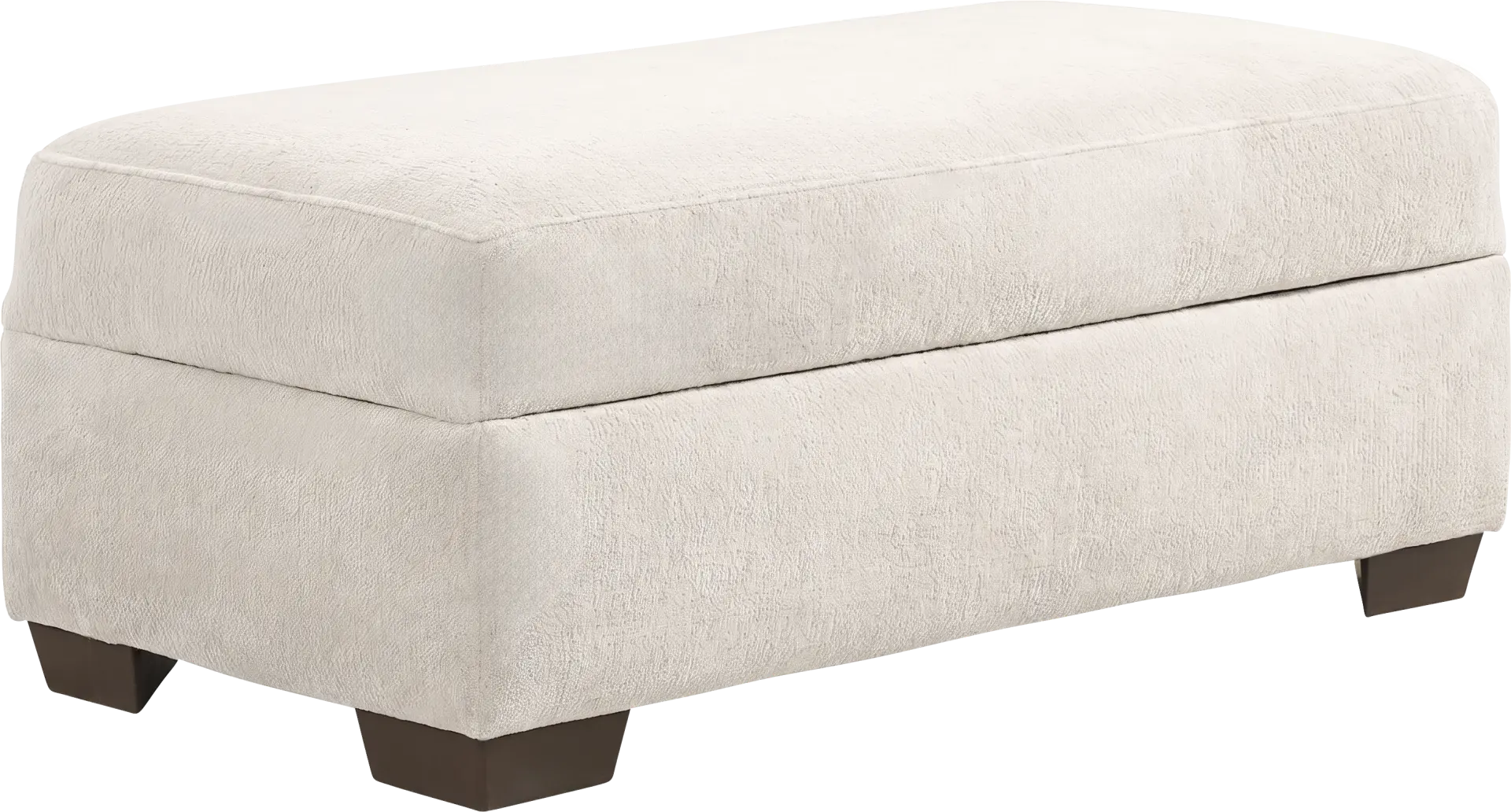 Wallace Cream Storage Ottoman