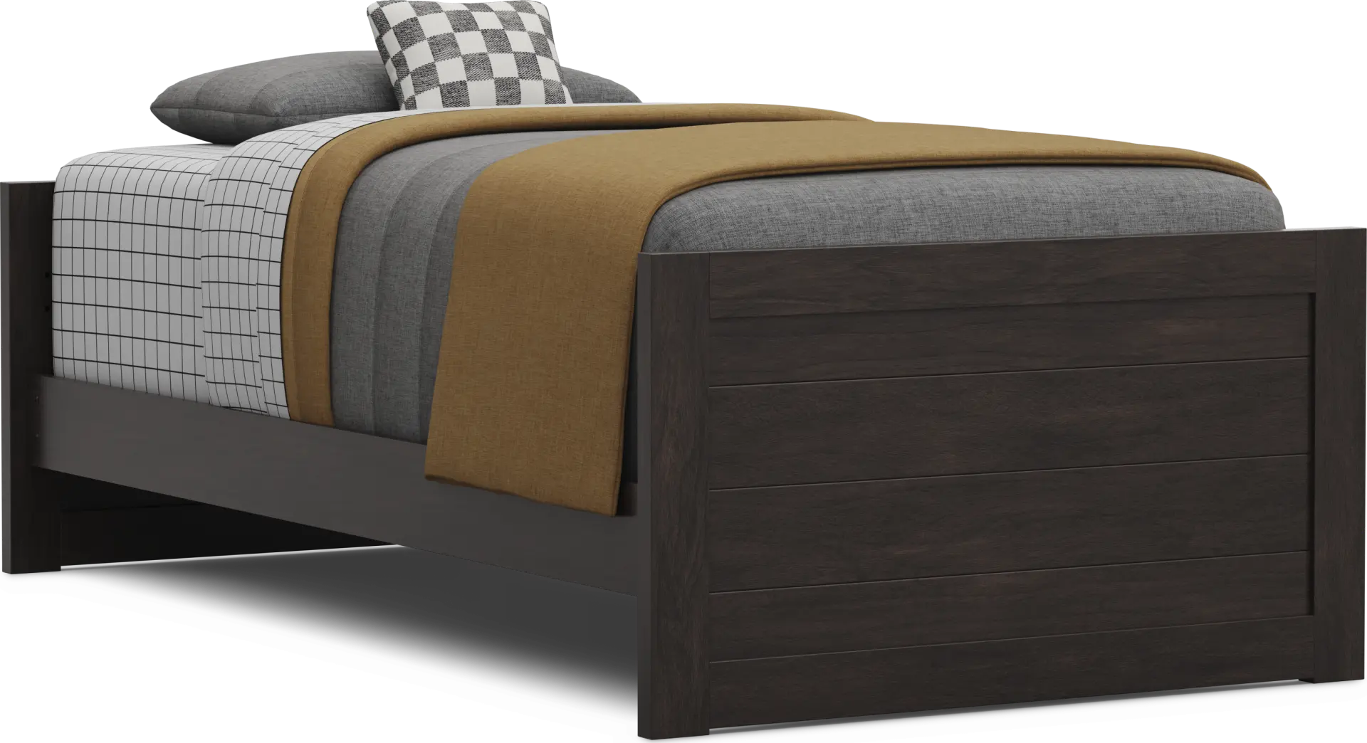 Kids Creekside 3.0 Charcoal Twin Low Profile Bed