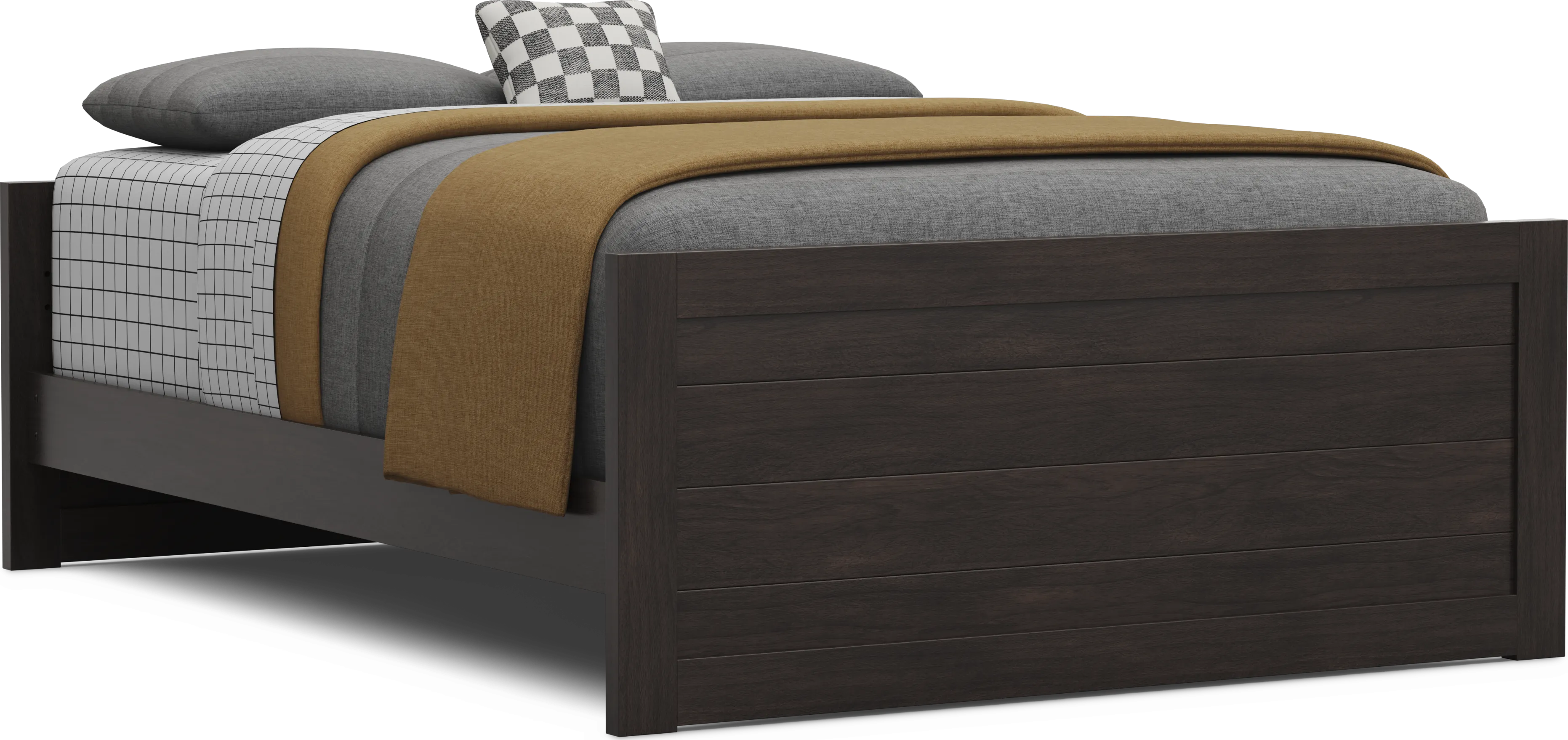 Kids Creekside 3.0 Charcoal Full Low Profile Bed - Thumbnail - Image 1