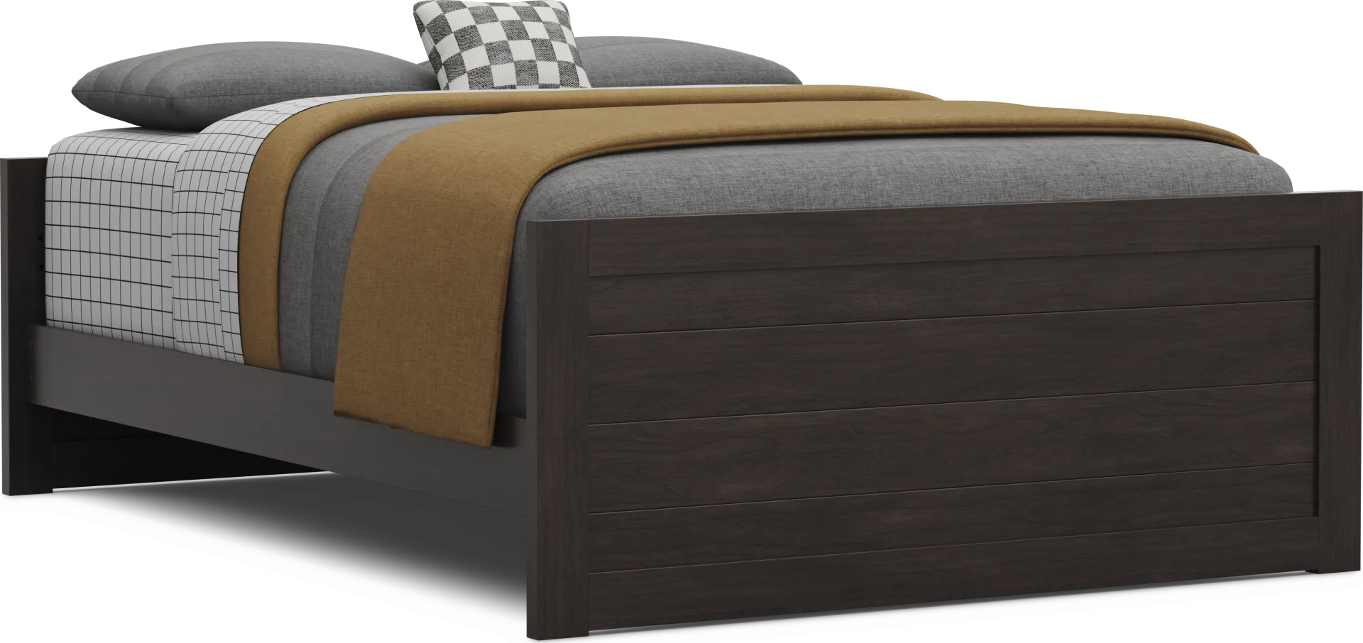 Kids Creekside 3.0 Charcoal Full Low Profile Bed - Image 1