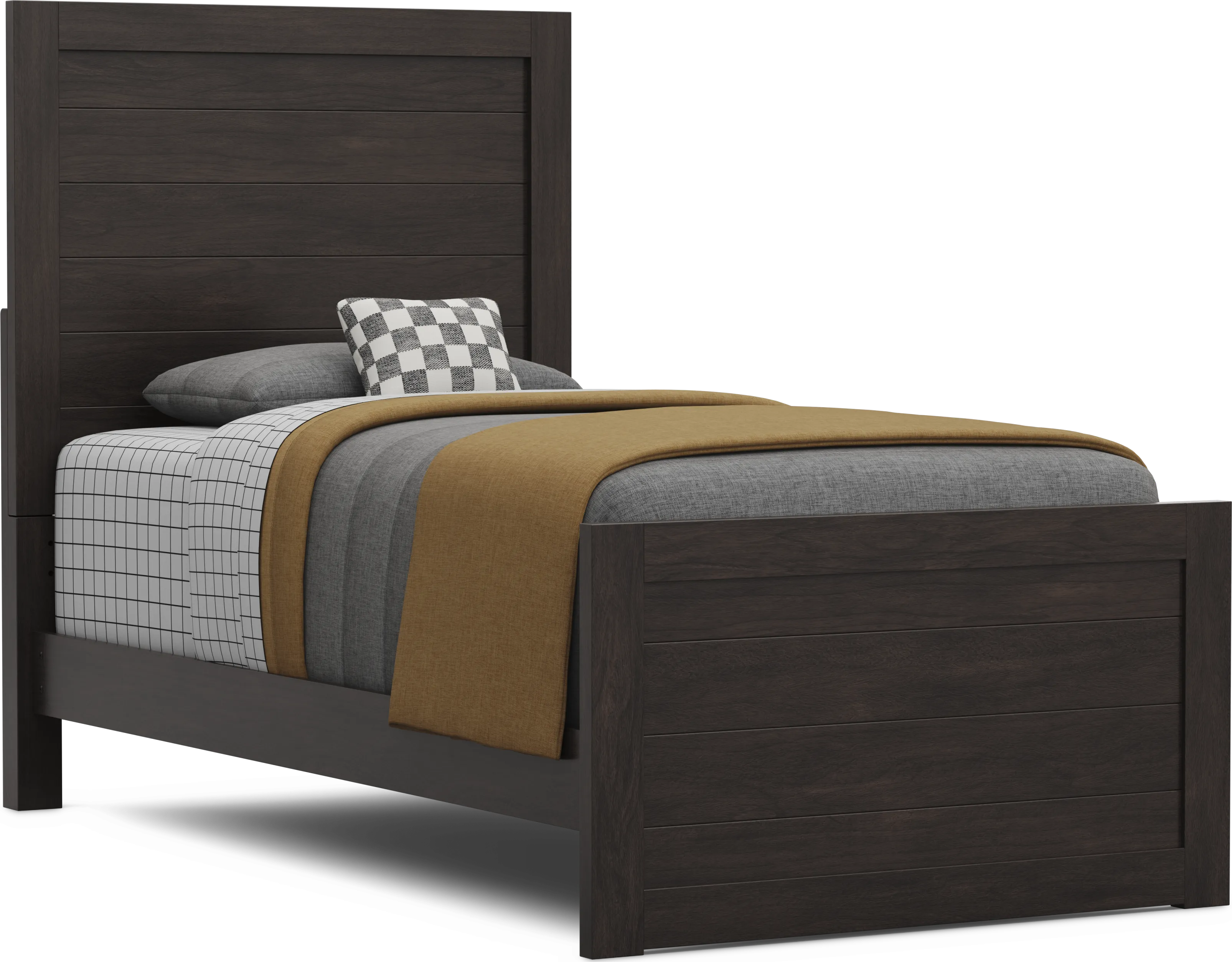 Kids Creekside 3.0 Charcoal Twin Panel Bedroom - Thumbnail - Image 2