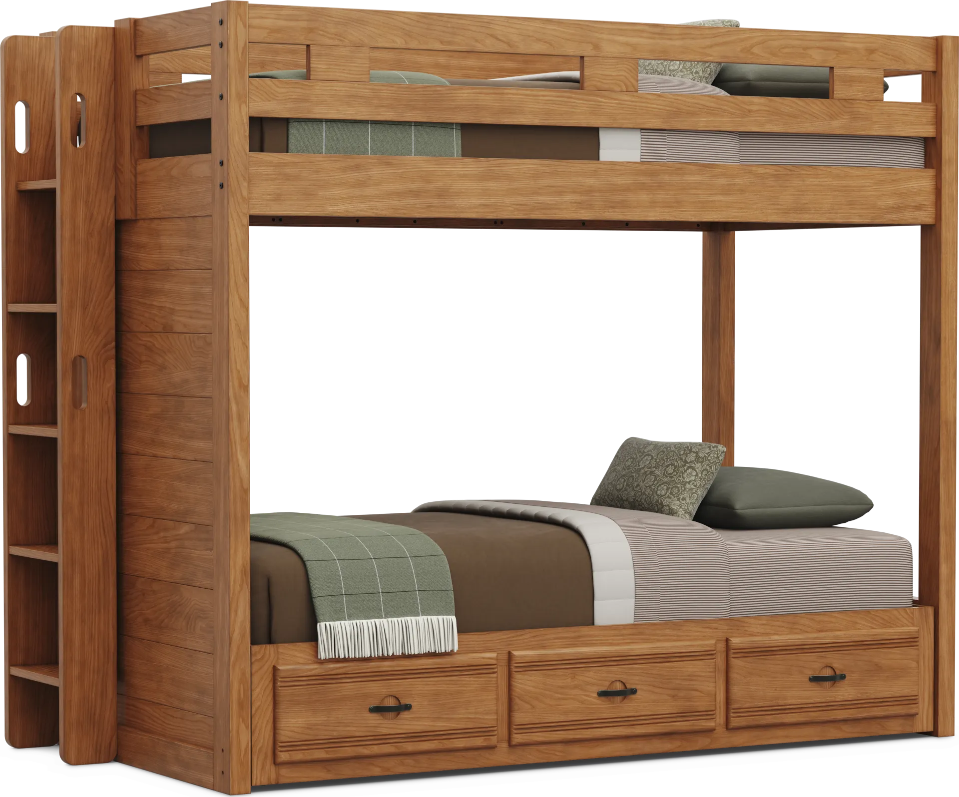 Kids Creekside 3.0 Chestnut Color Twin/Twin Bunk Bed - Image 2