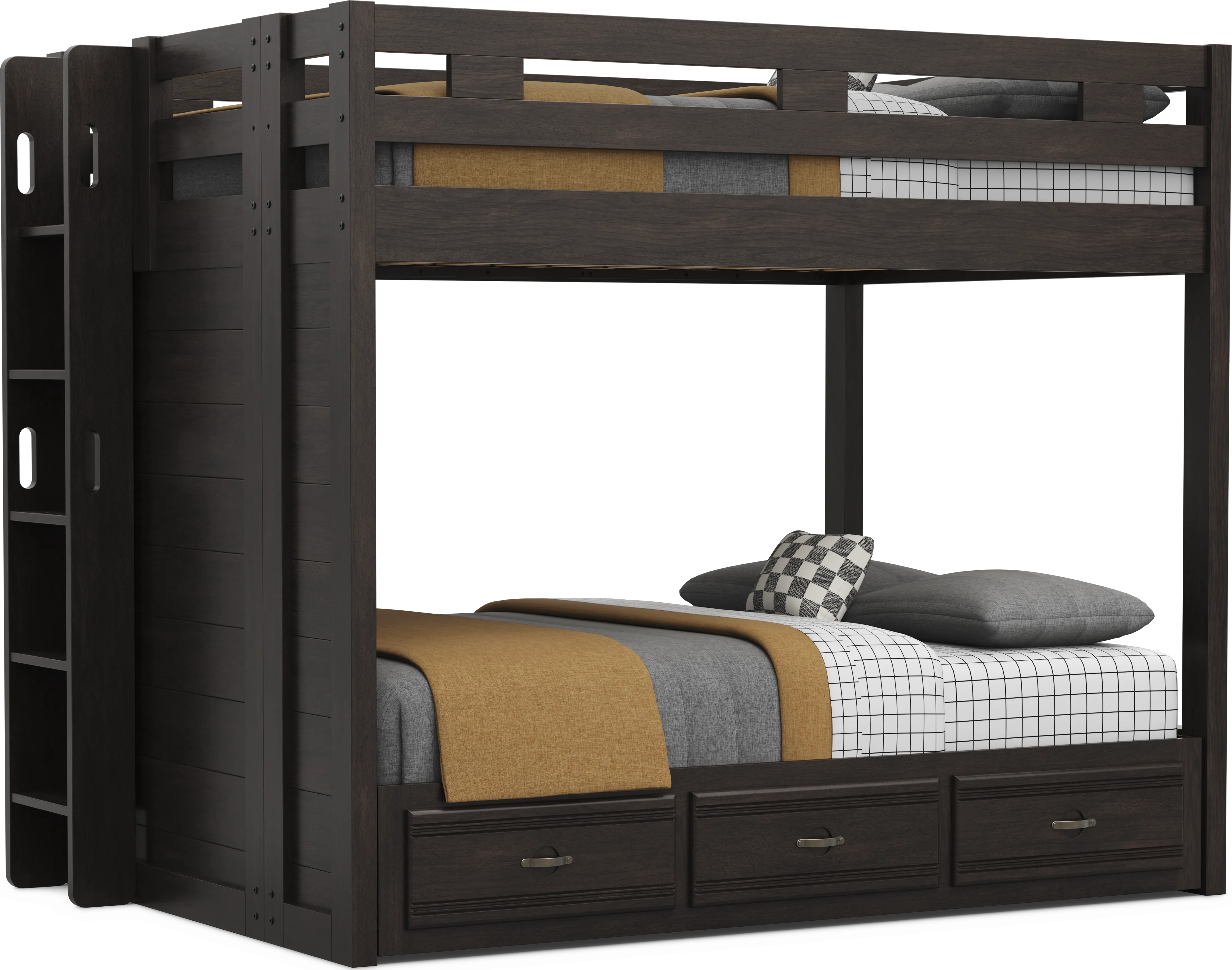 Kids Creekside 3.0 Charcoal Full/Full Loft - Thumbnail - Image 1