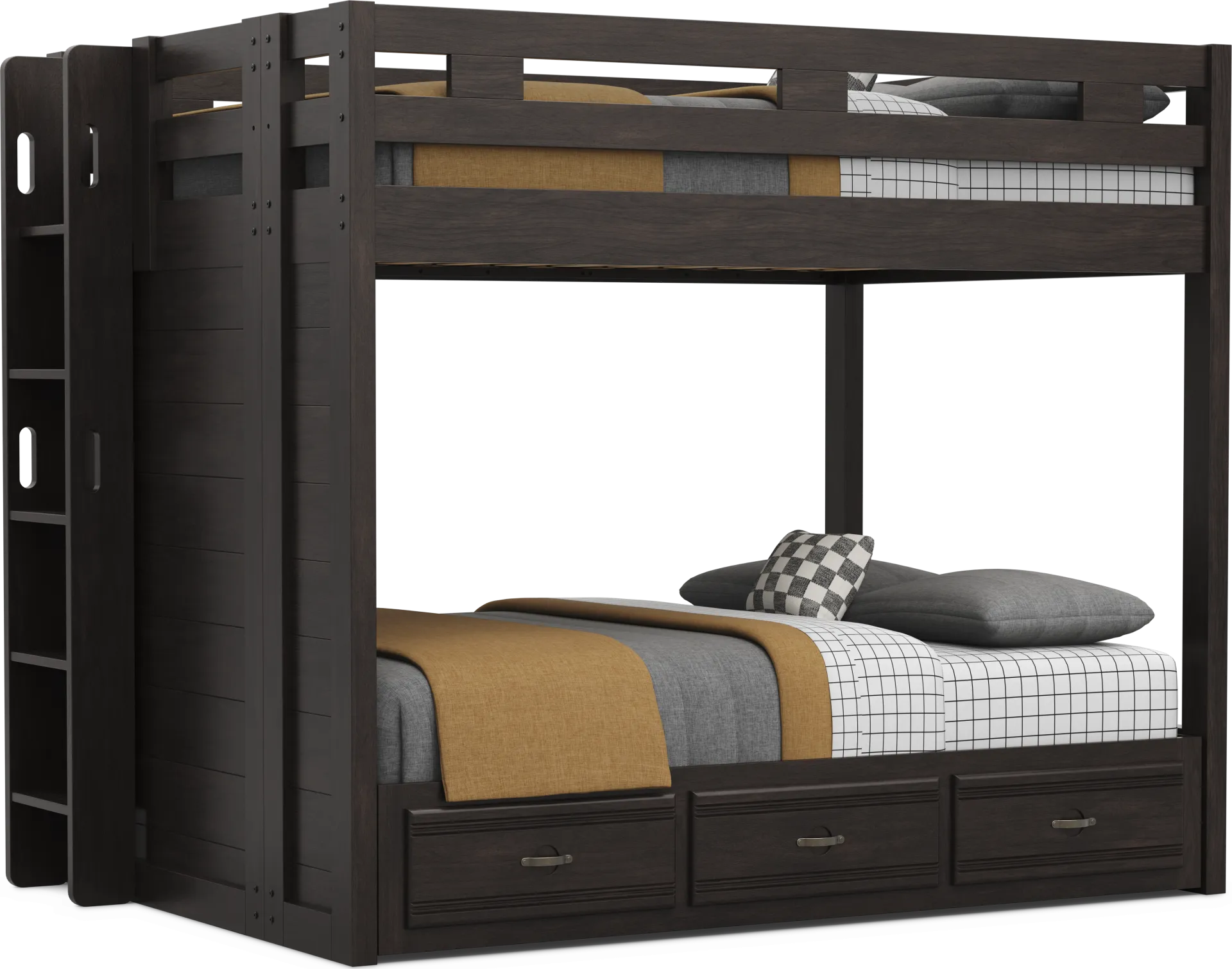 Kids Creekside 3.0 Charcoal Full/Full Loft - Image 1