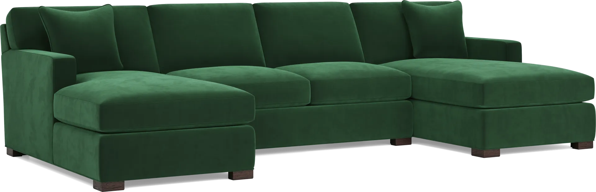 Harmonie Emerald 3 Pc Gel Foam Sleeper Sectional