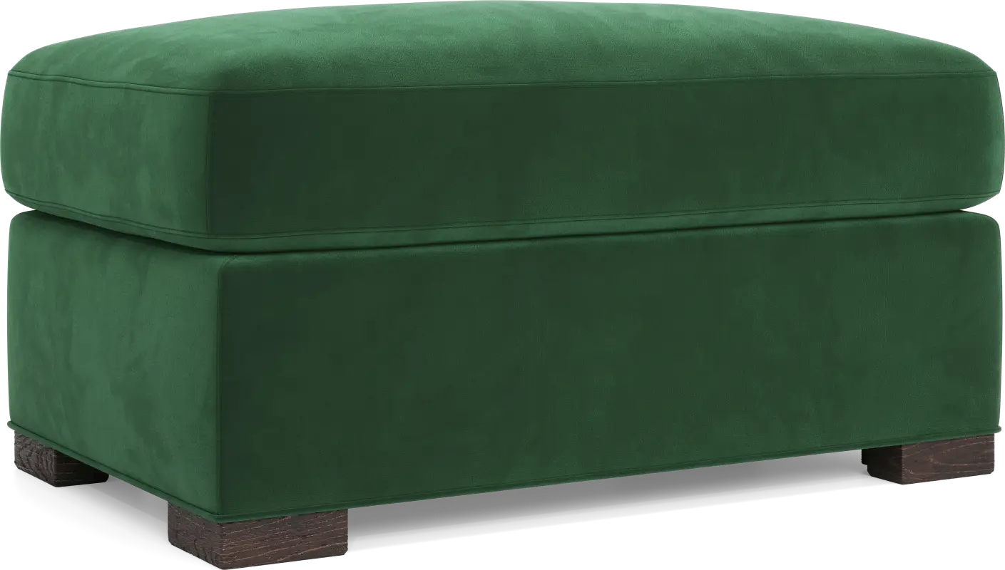 Harmonie Emerald Ottoman