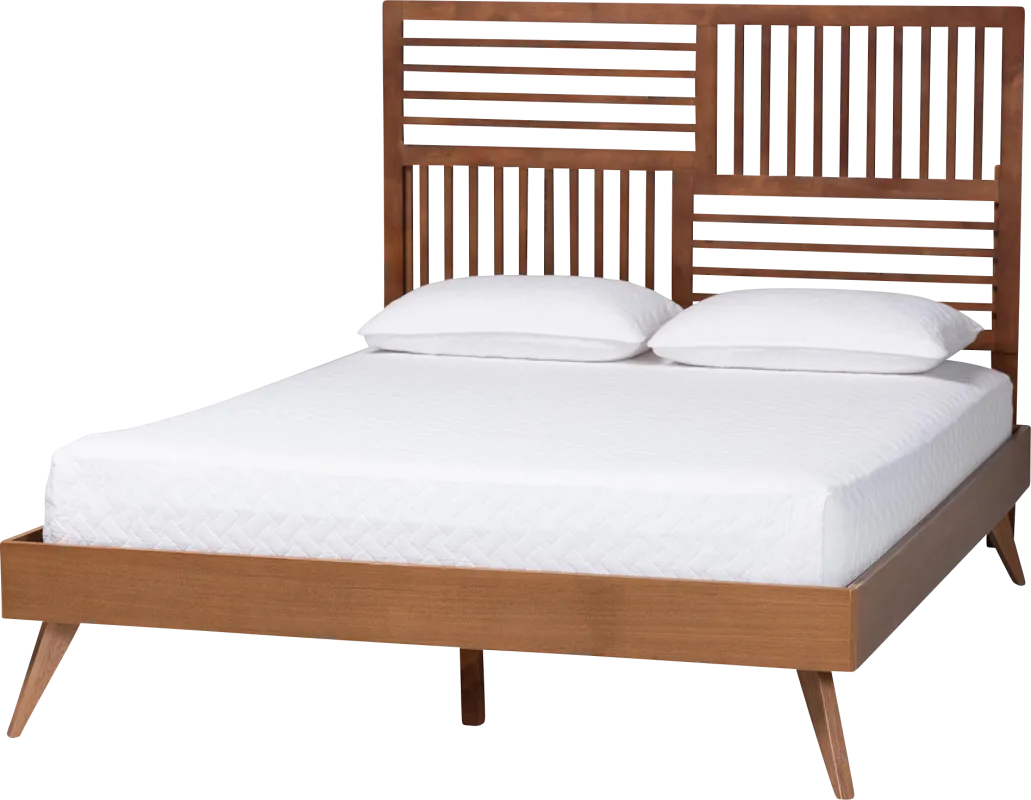 Talora Brown Queen Platform Bed
