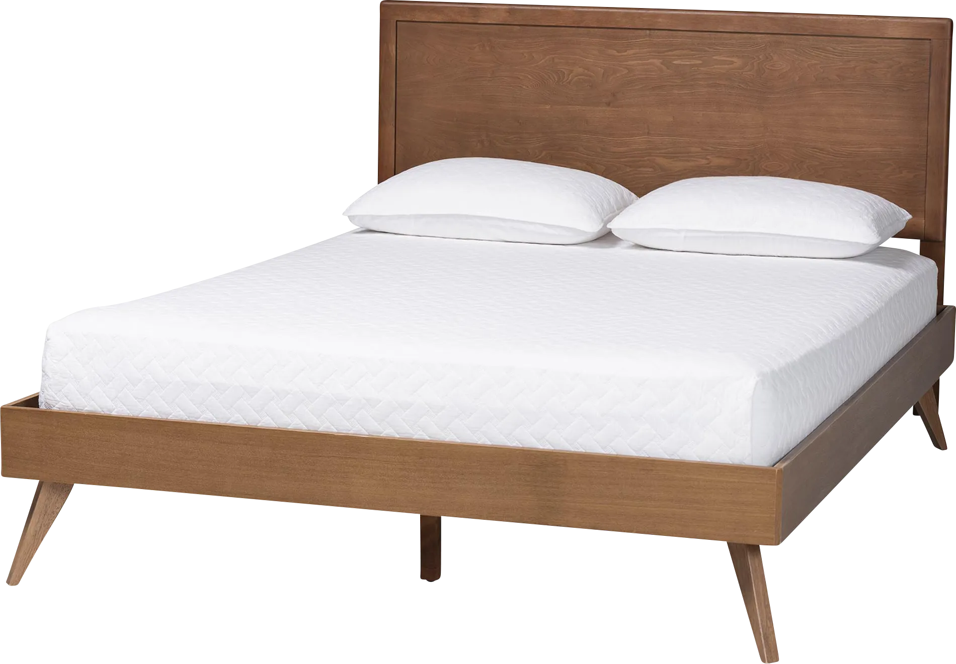 Venru Brown King Platform Bed - Image 1