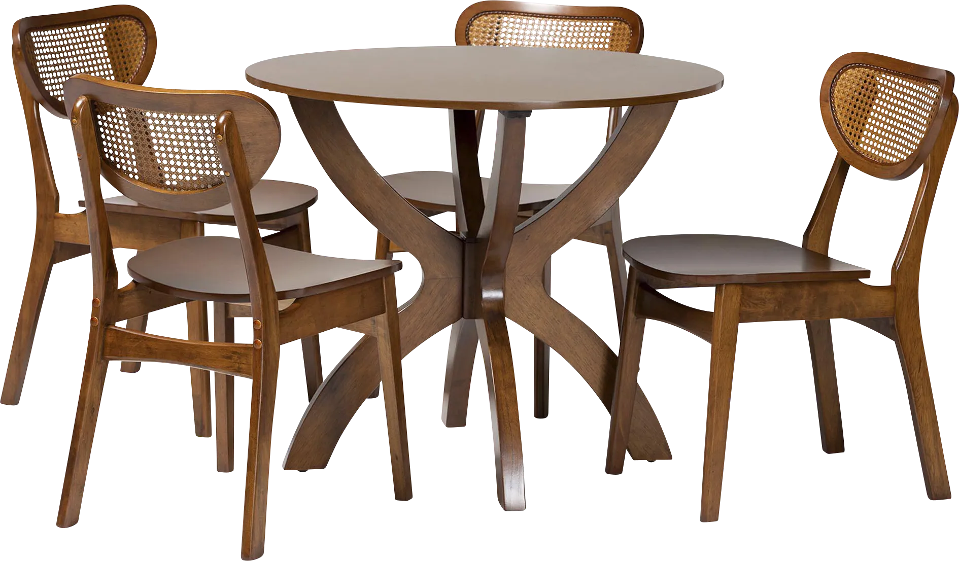 Emedo Brown 5 Pc Dining Table Set - Image 1