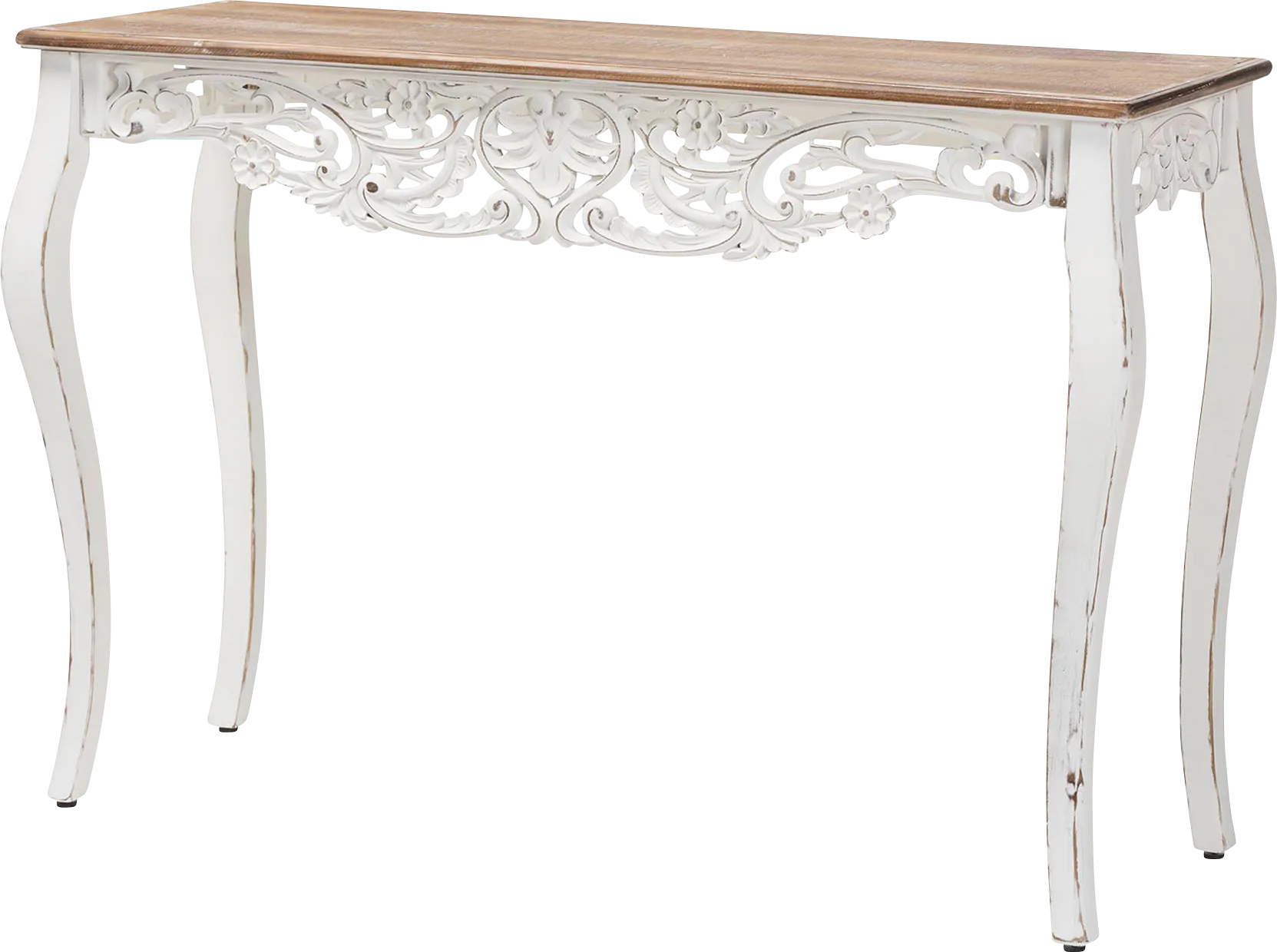 Glasu Brown/White Console Table - Thumbnail - Image 1