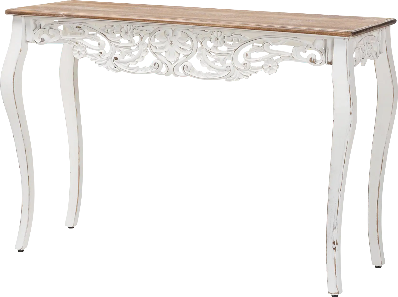 Glasu Brown/White Console Table