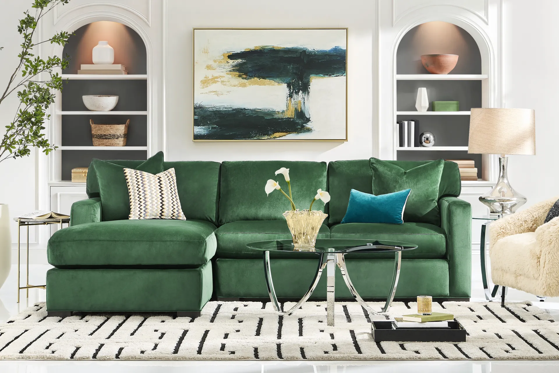 Harmonie Emerald 2 Pc Sectional - Image 1