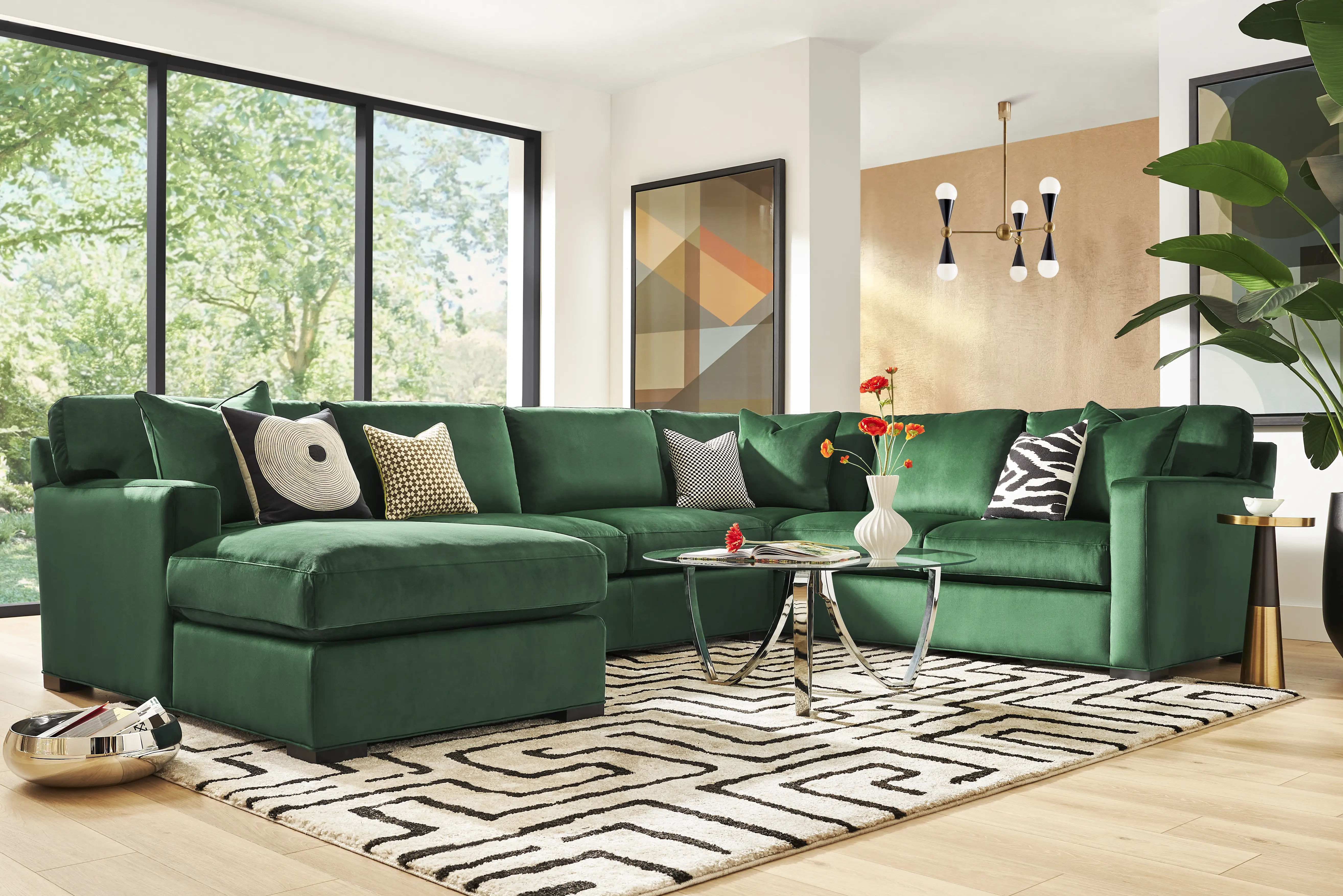 Harmonie Emerald 3 Pc Sectional - Thumbnail - Image 2