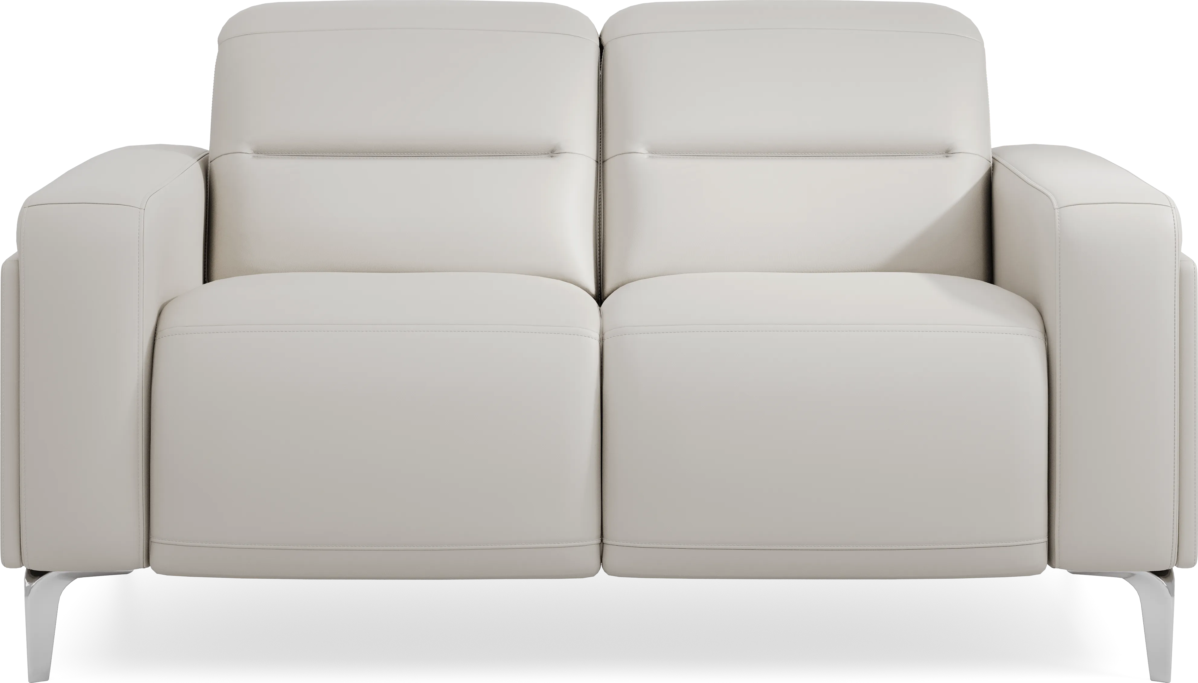 Amalfi Gray Leather 2 Pc Dual Power Reclining Living Room - Thumbnail - Image 11
