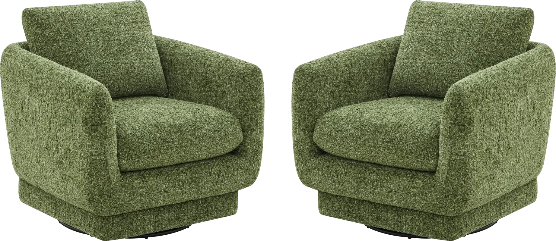 Carmen Forest Swivel Chair, Set of 2