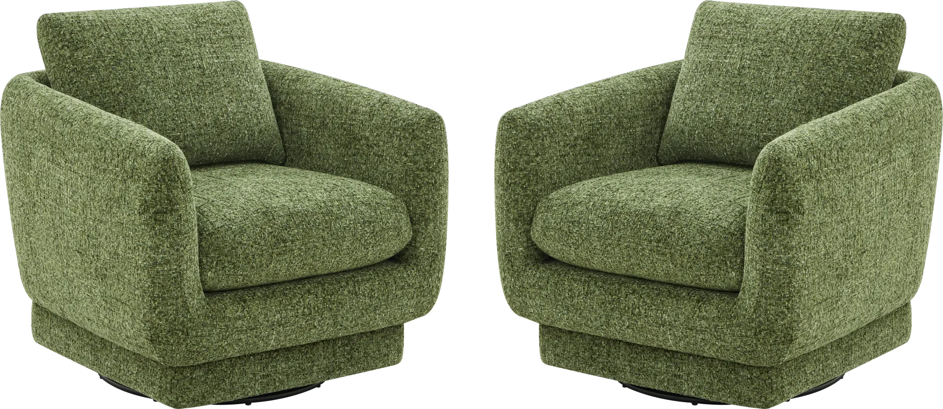 Carmen Forest Swivel Chair, Set of 2 - Image 1